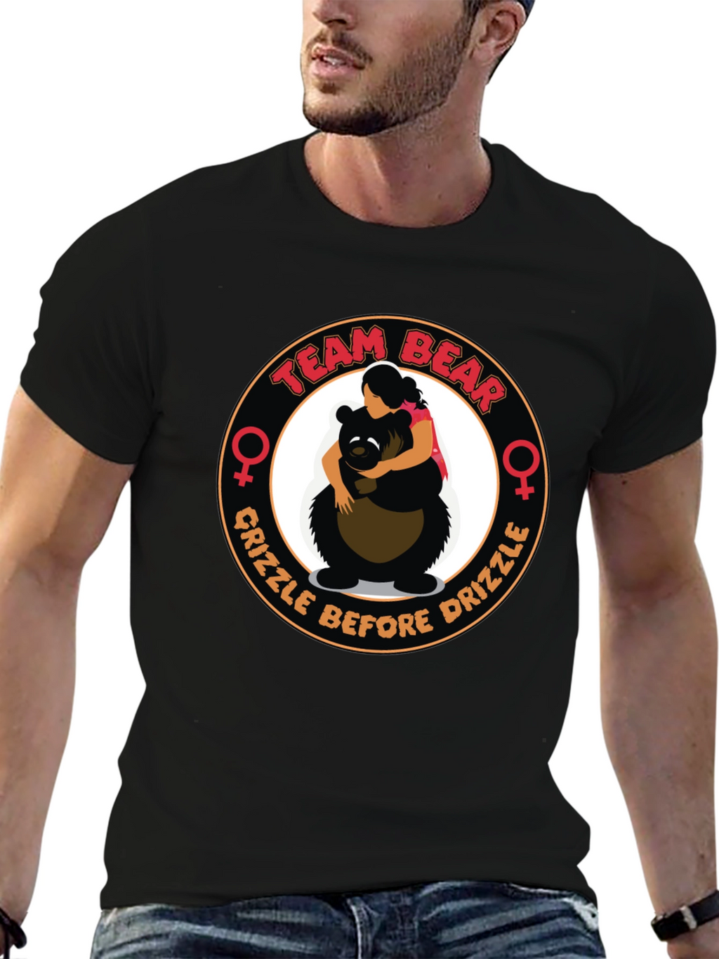 Team Bear T-Shirt - Grizzle Before Drizzle