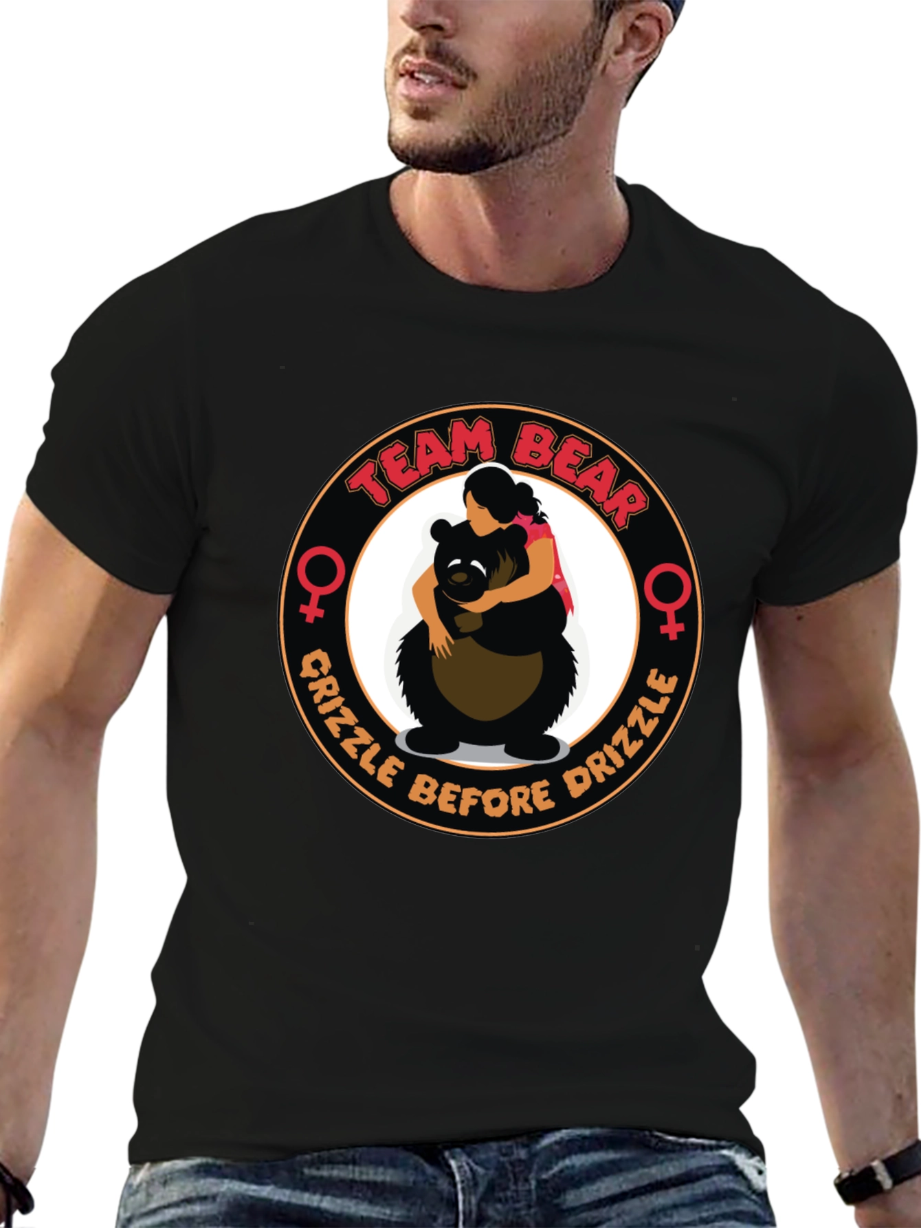 Team Bear T-Shirt - Grizzle Before Drizzle