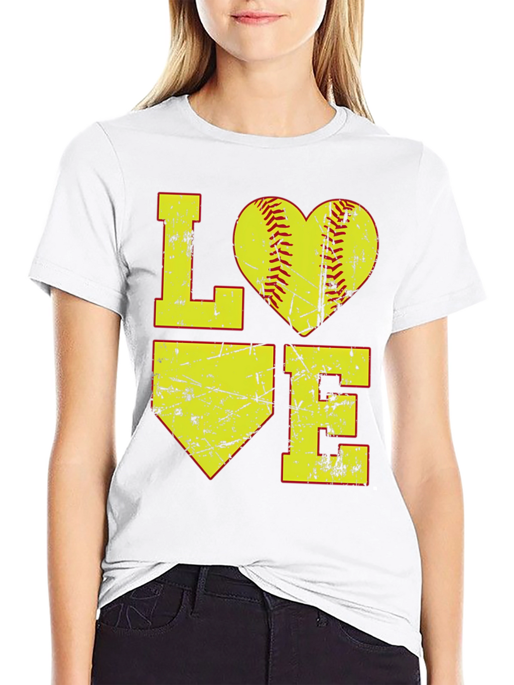 Softball LOVE Graphic T-Shirt