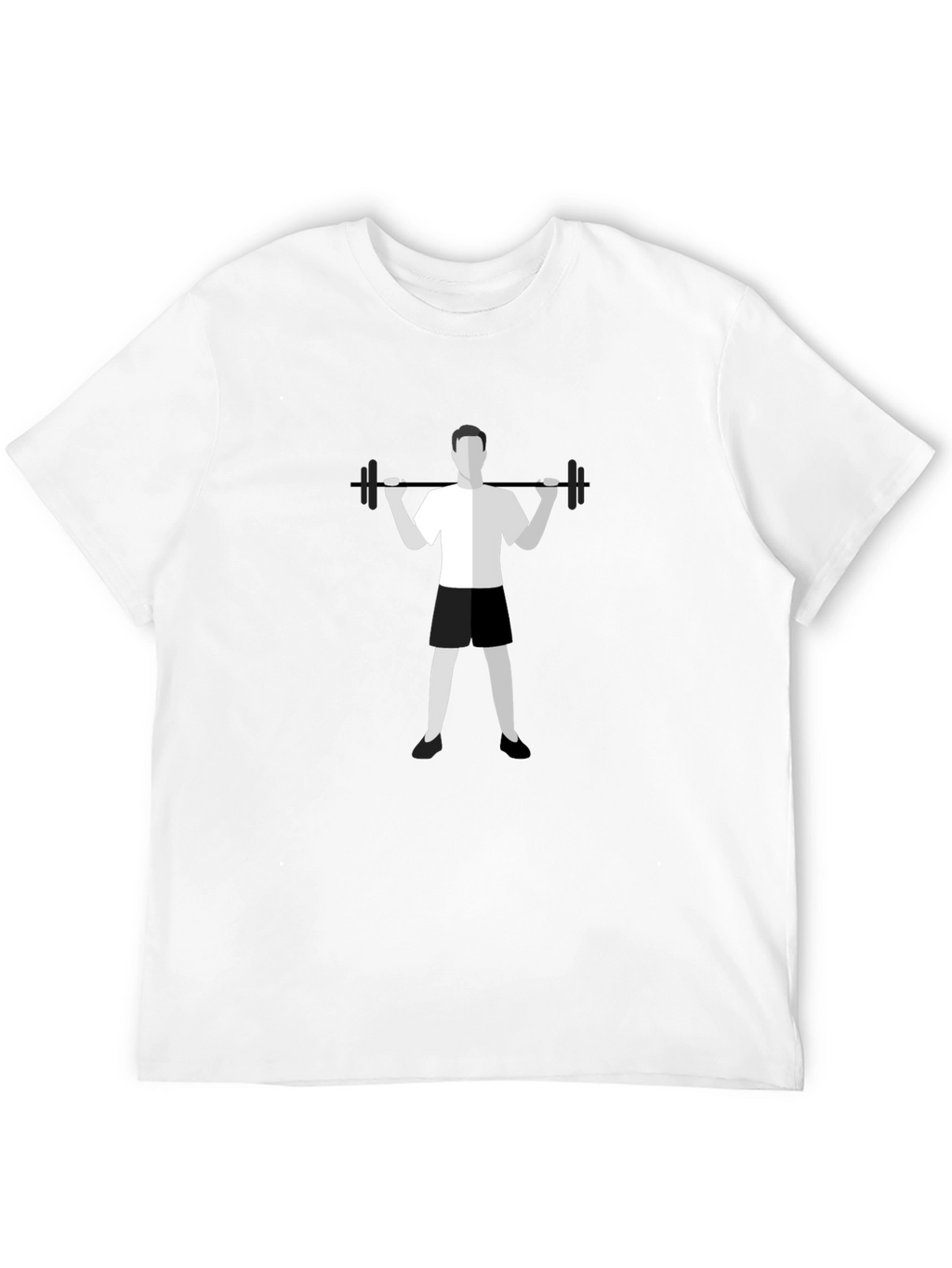 Weightlifting Graphic Tee - Black Casual Shirt