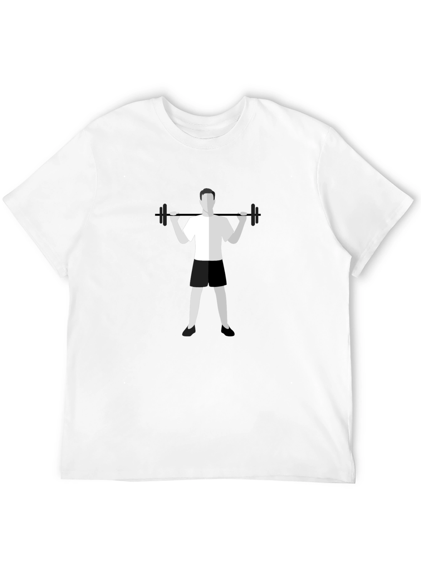 Weightlifting Graphic Tee - Black Casual Shirt