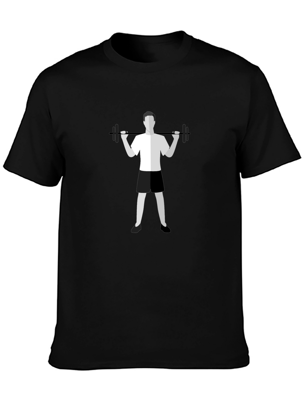 Weightlifting Graphic Tee - Black Casual Shirt
