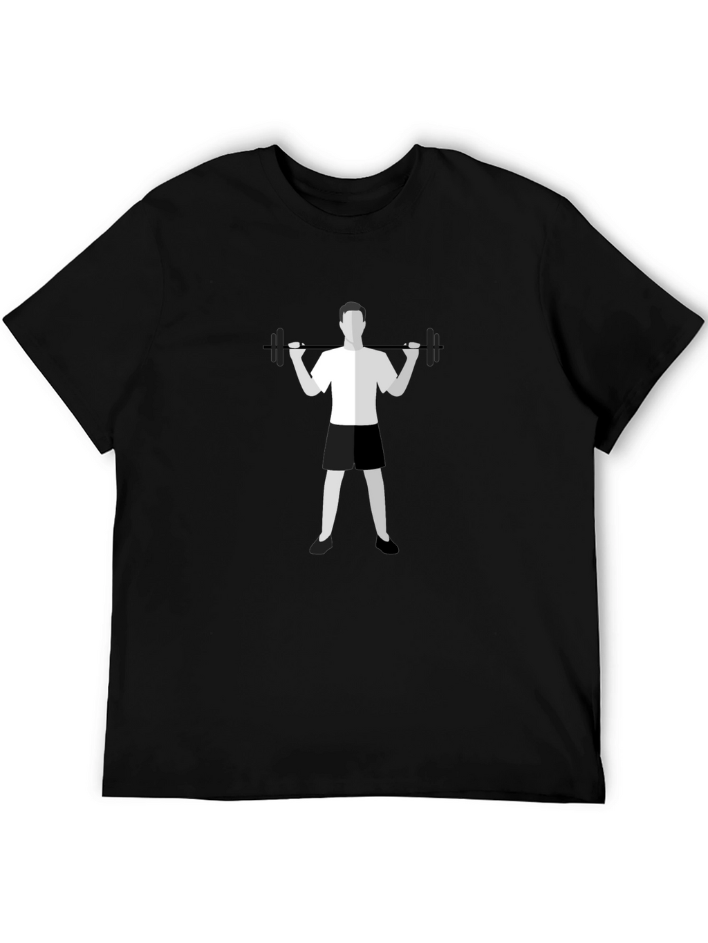 Weightlifting Graphic Tee - Black Casual Shirt