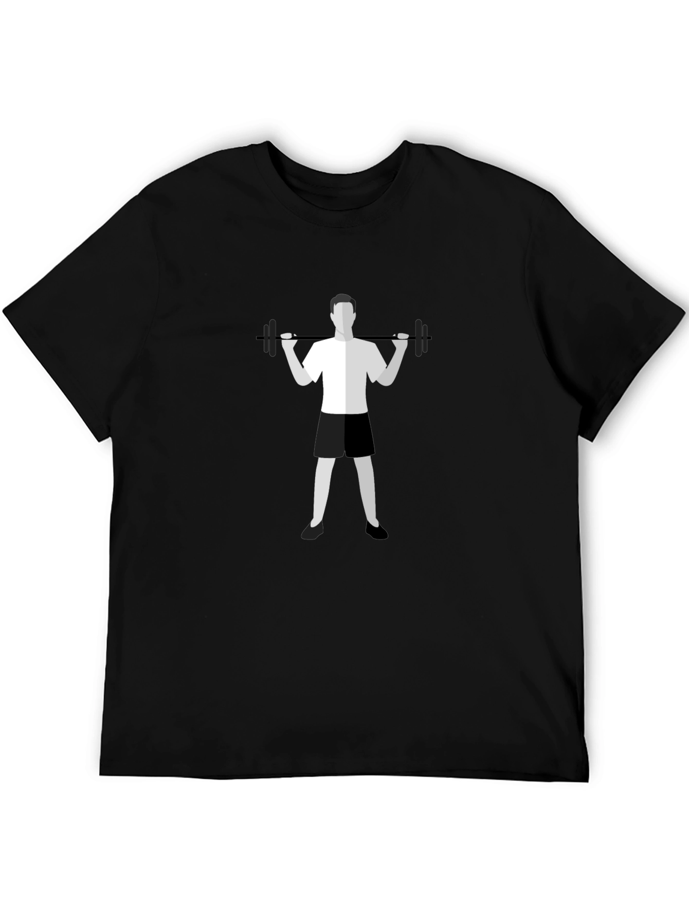 Weightlifting Graphic Tee - Black Casual Shirt