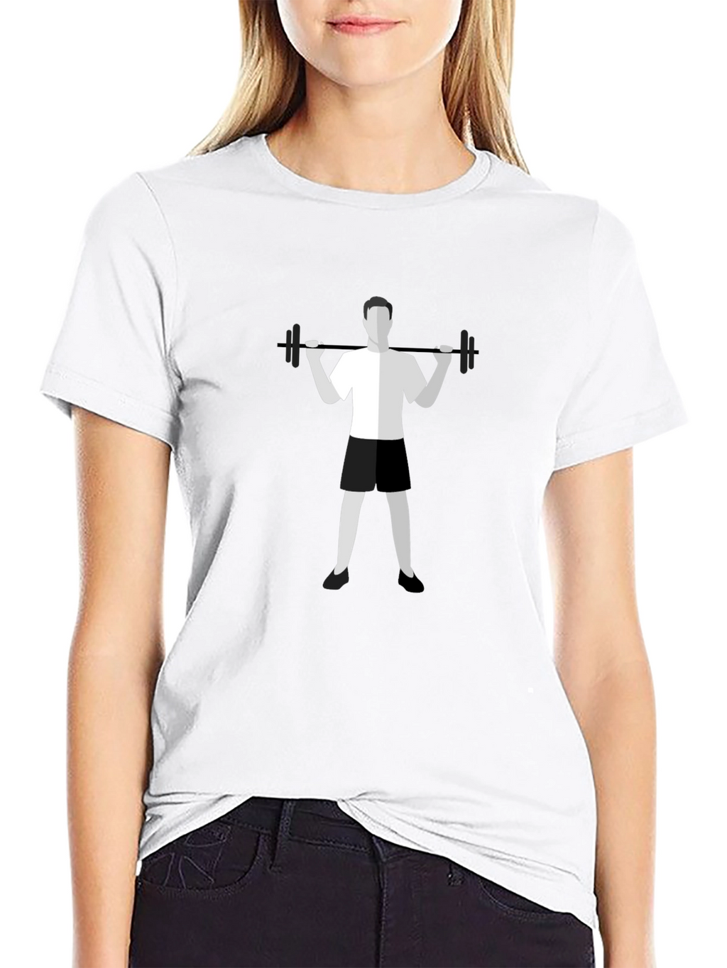 Weightlifting Graphic Tee - Black Casual Shirt