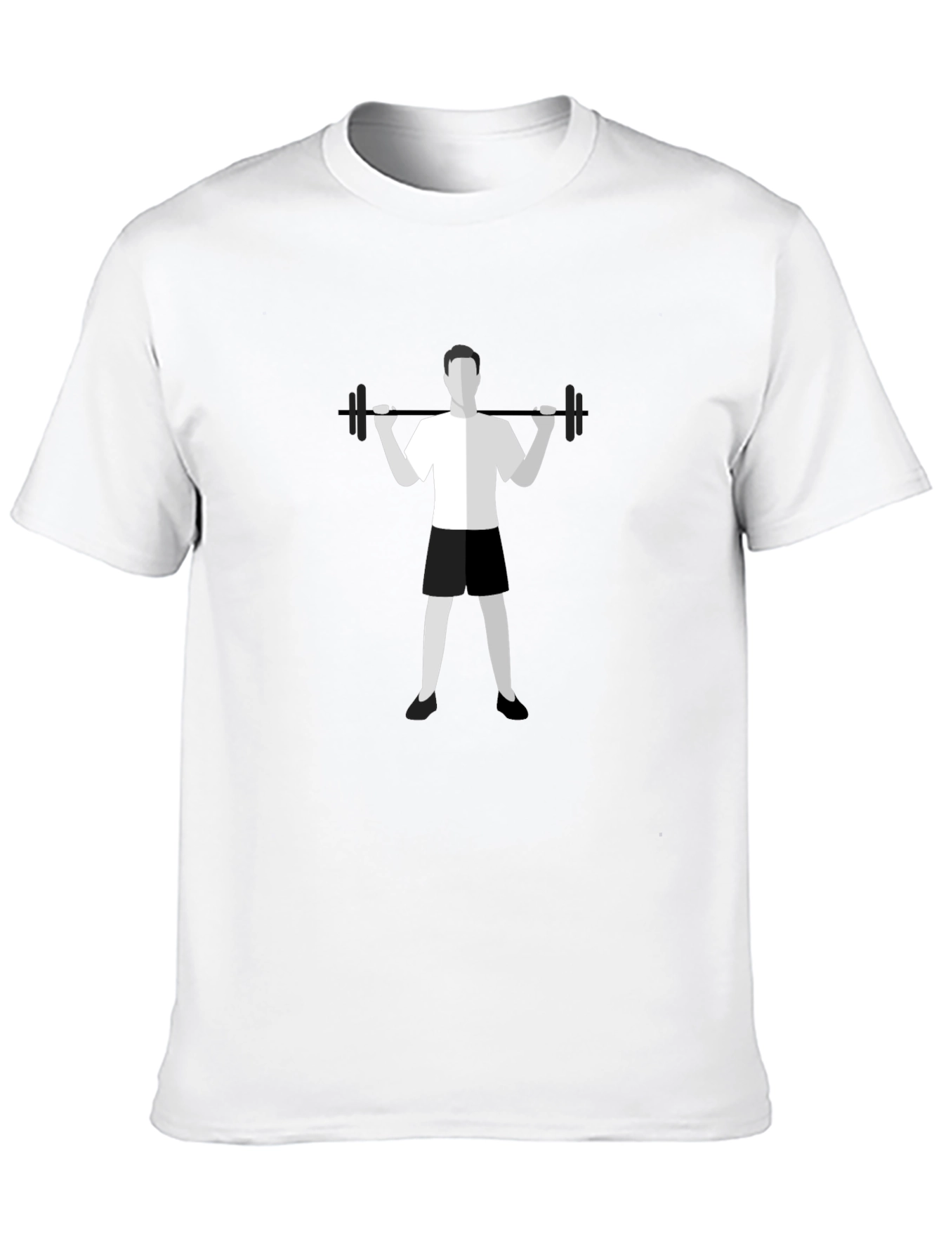 Weightlifting Graphic Tee - Black Casual Shirt
