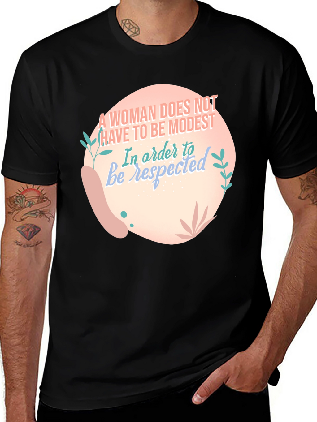 Empowering Womens Graphic T-Shirt - Be Respected