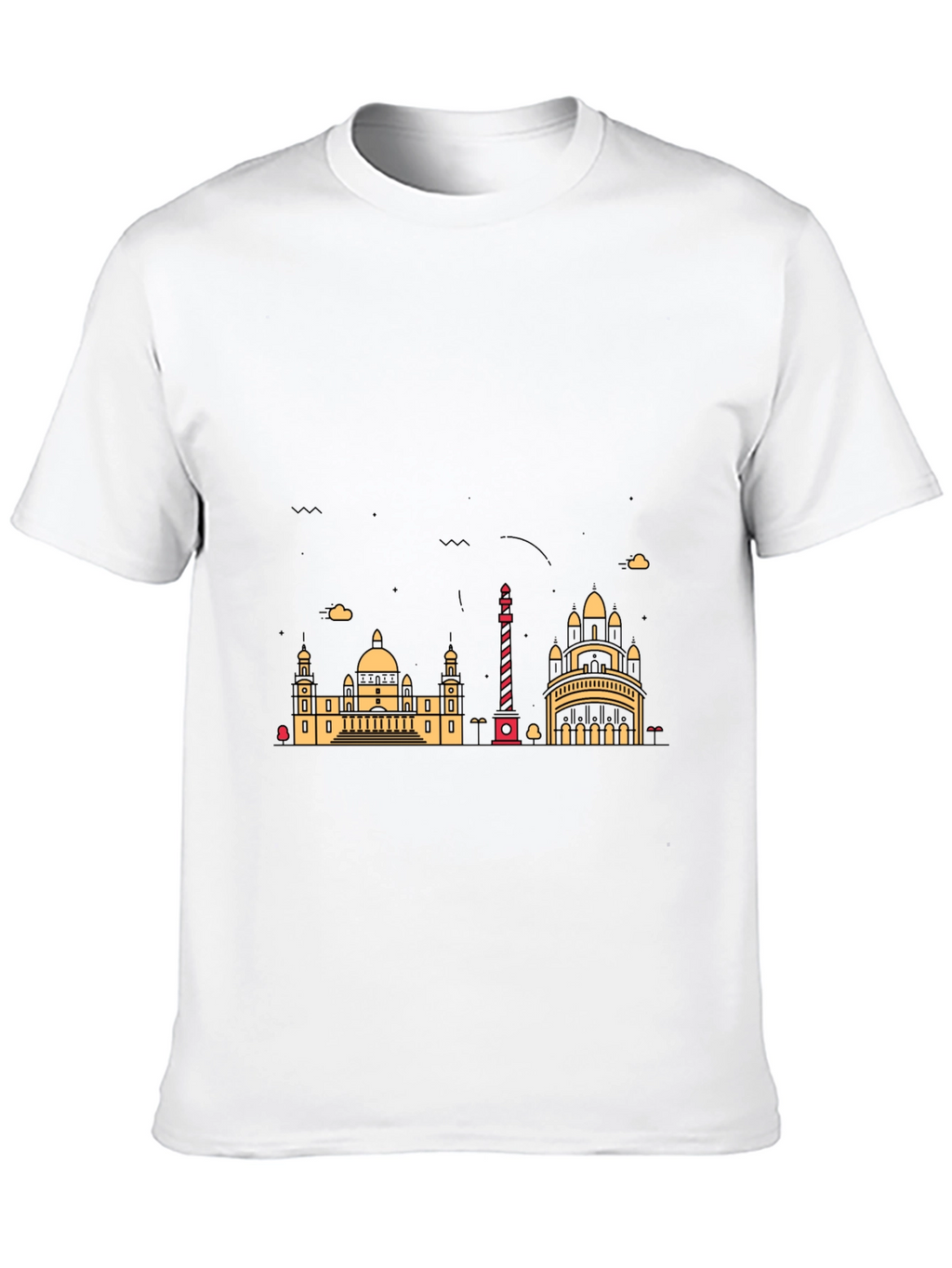 Cityscape Graphic Black T-Shirt