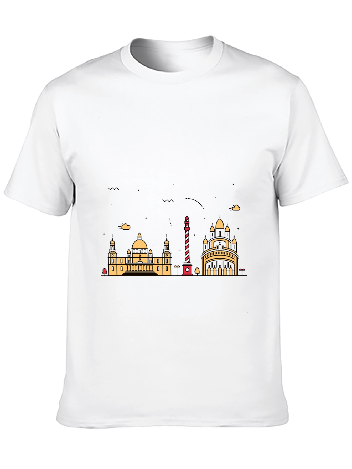 Cityscape Graphic Black T-Shirt
