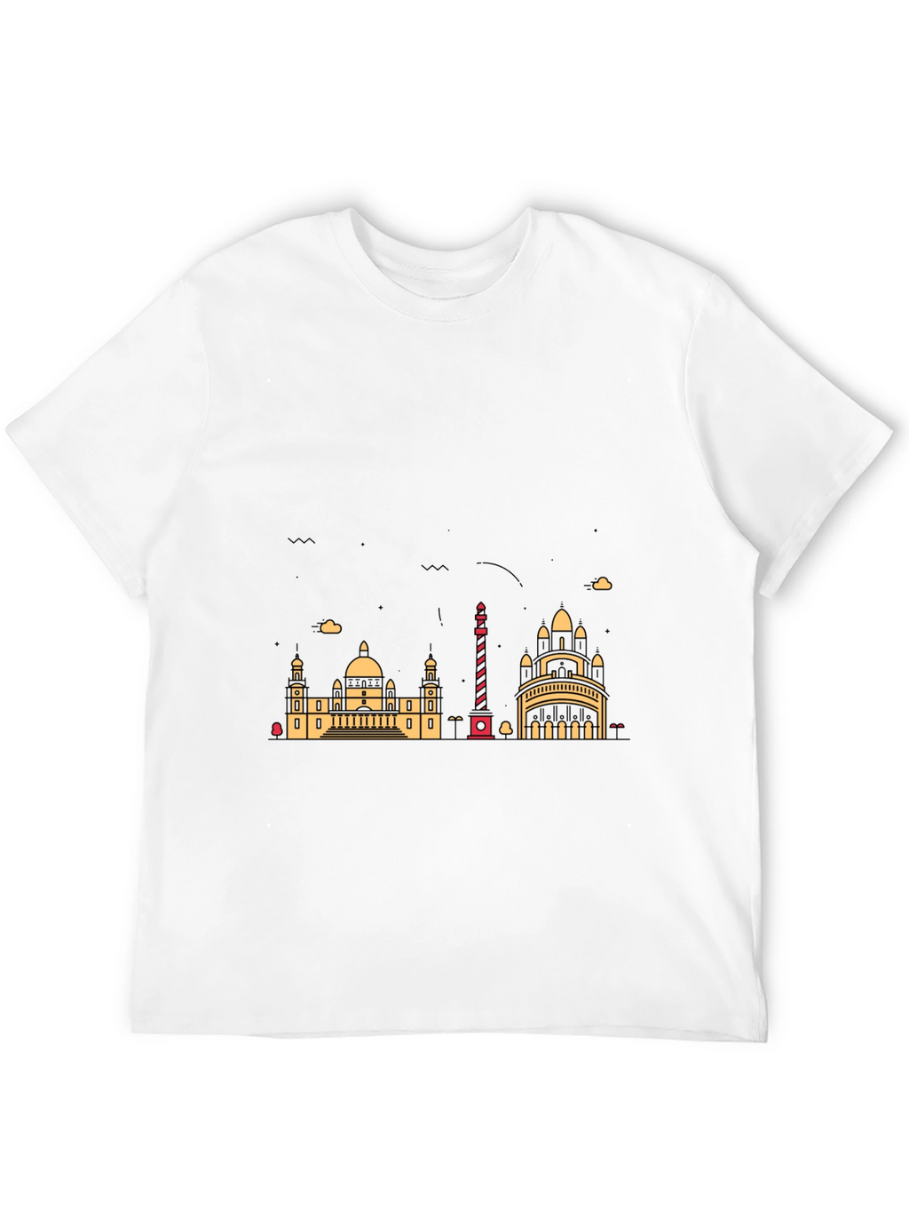 Cityscape Graphic Black T-Shirt