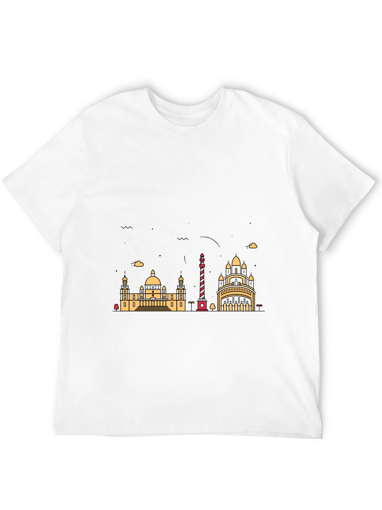 Cityscape Graphic Black T-Shirt