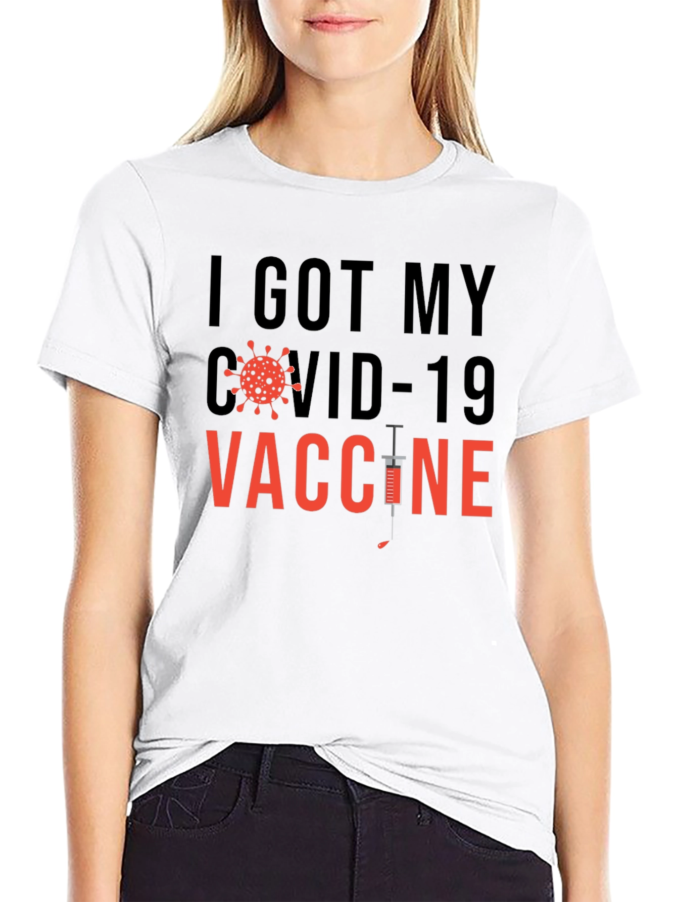 I Got My COVID-19 Vaccine Graphic T-Shirt