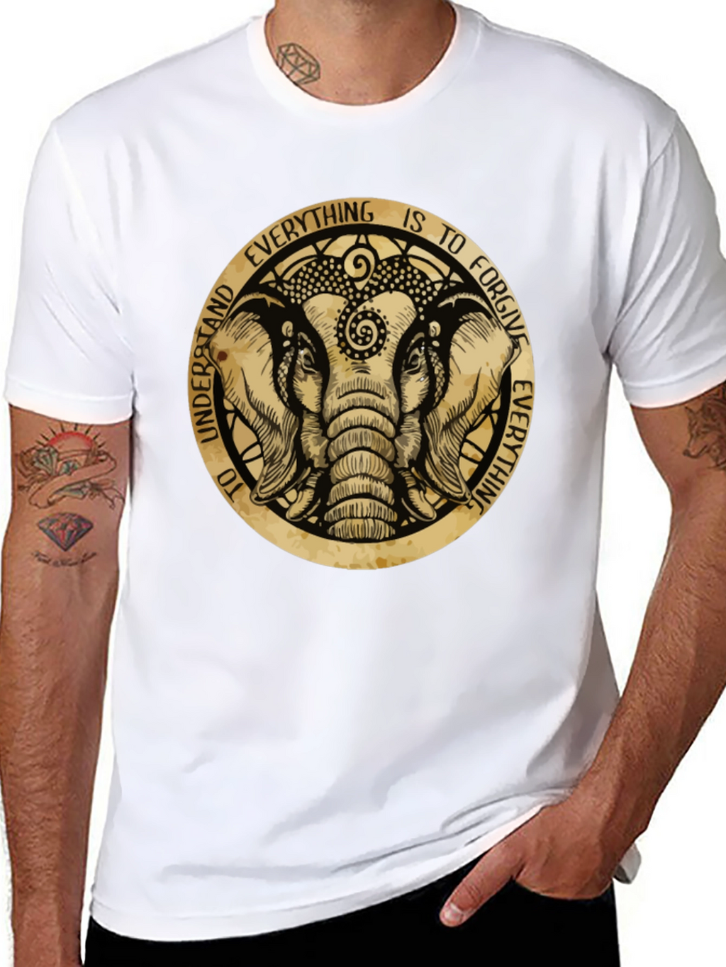 Elephant Forgiveness Graphic T-Shirt