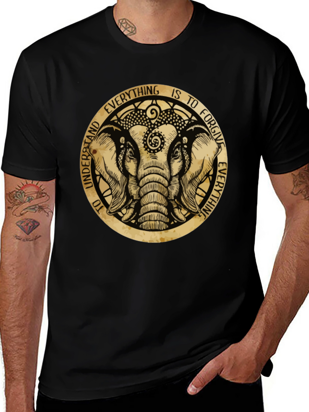 Elephant Forgiveness Graphic T-Shirt