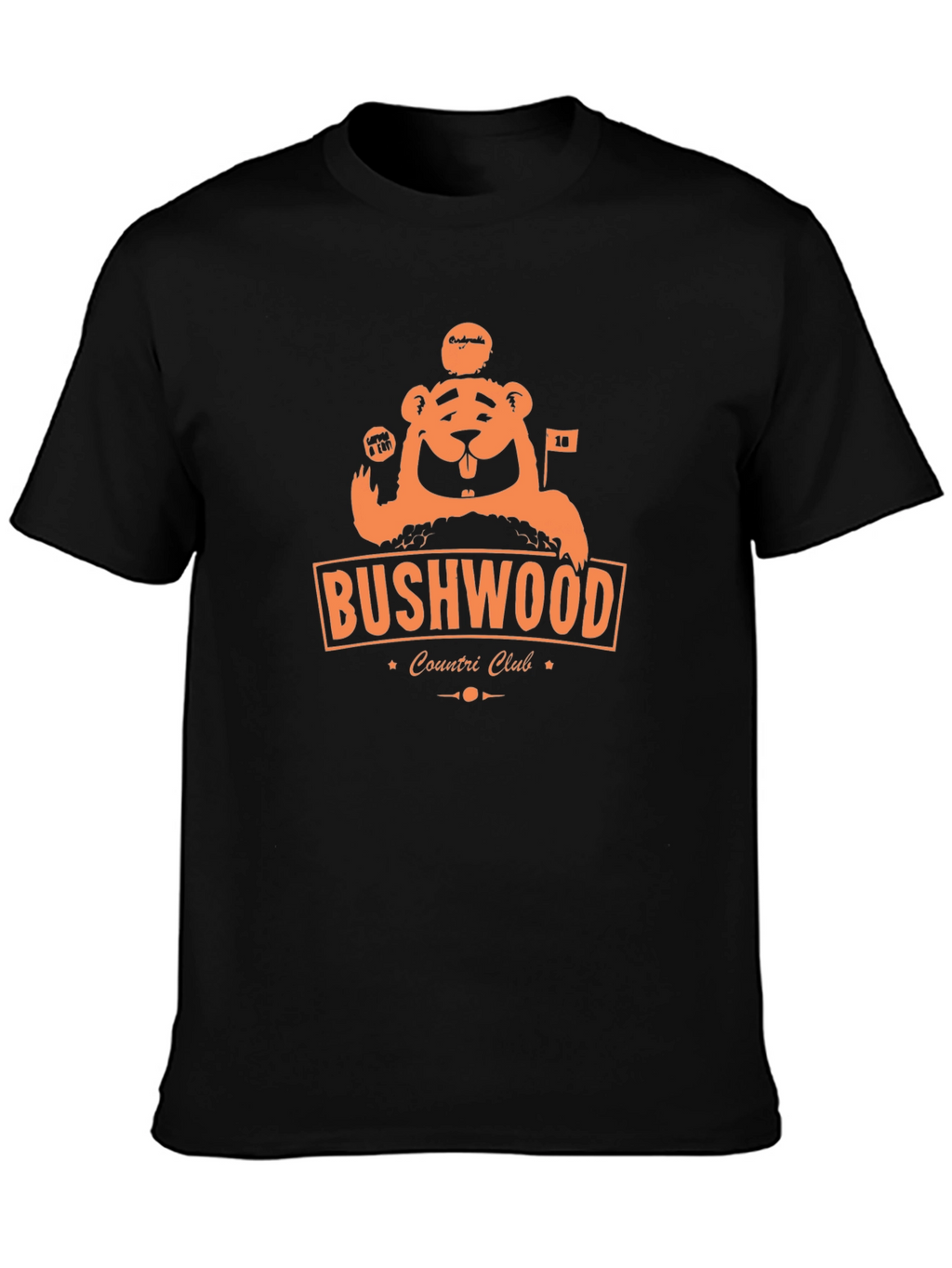 Bushwood Country Club Beaver Black T-Shirt