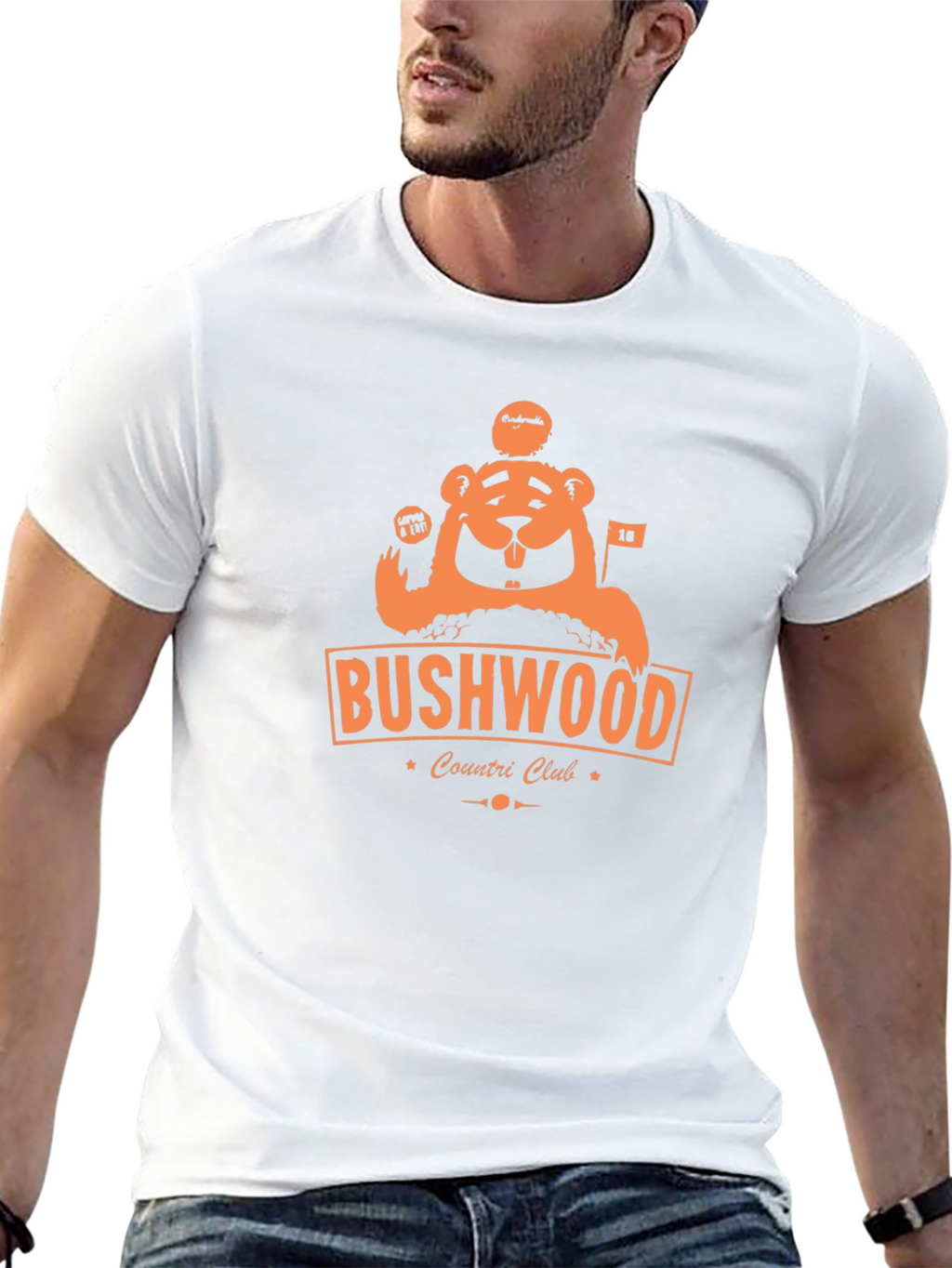 Bushwood Country Club Beaver Black T-Shirt