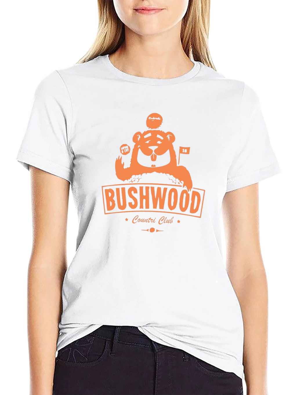 Bushwood Country Club Beaver Black T-Shirt