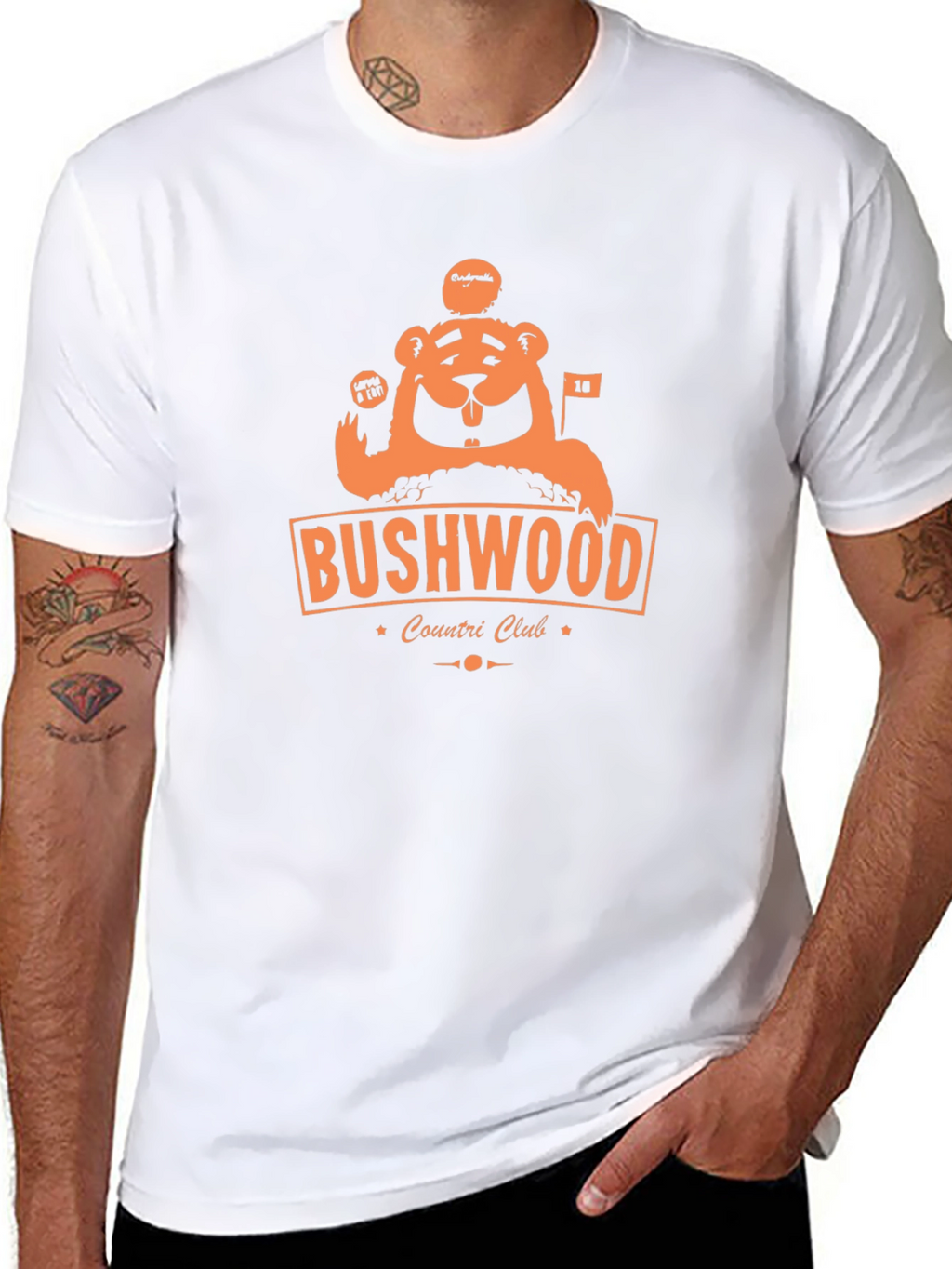 Bushwood Country Club Beaver Black T-Shirt