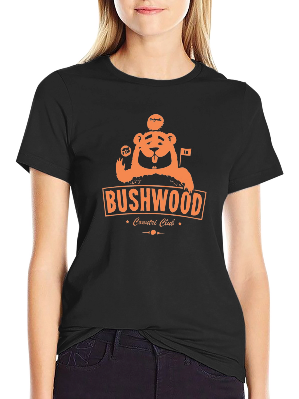 Bushwood Country Club Beaver Black T-Shirt