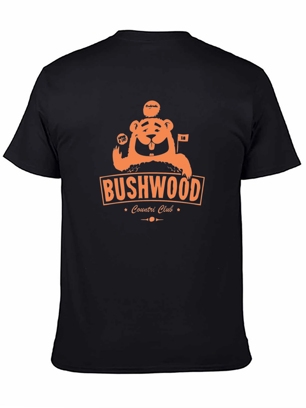 Bushwood Country Club Beaver Black T-Shirt