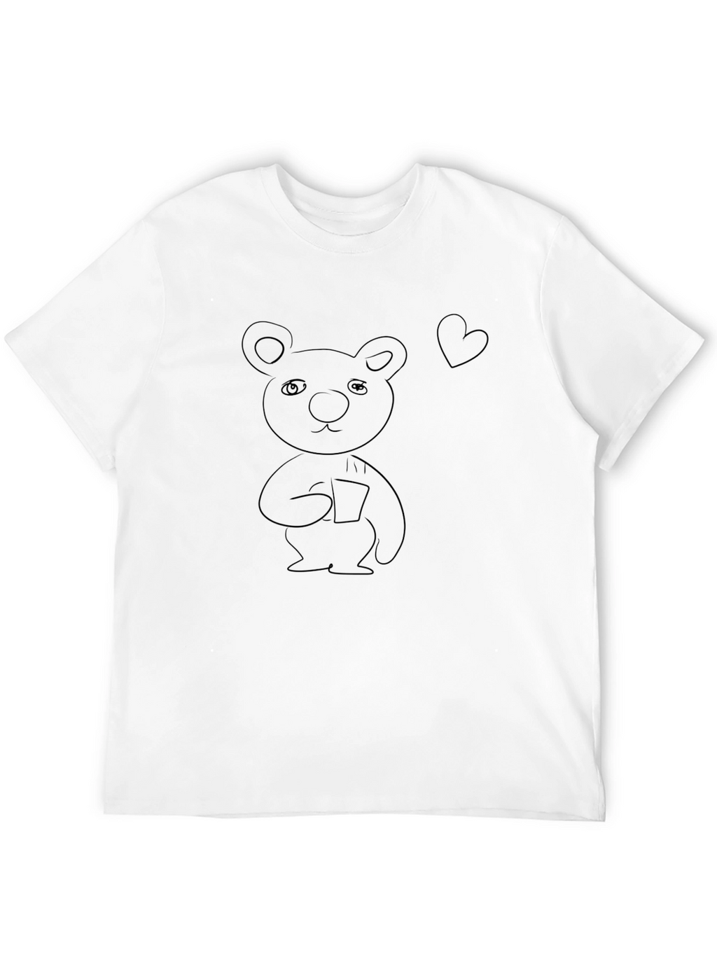 Cute Bear Sketch T-Shirt