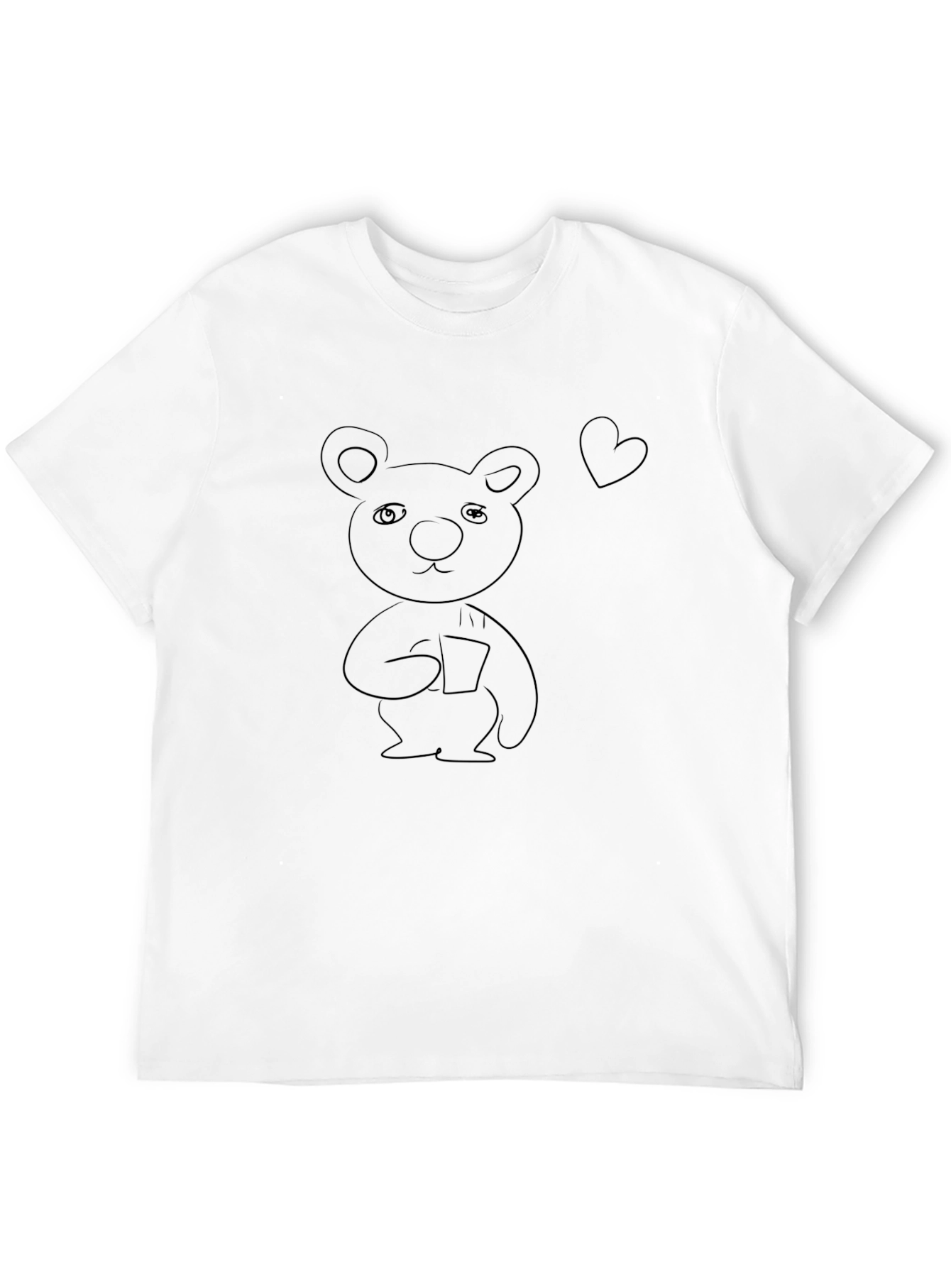 Cute Bear Sketch T-Shirt