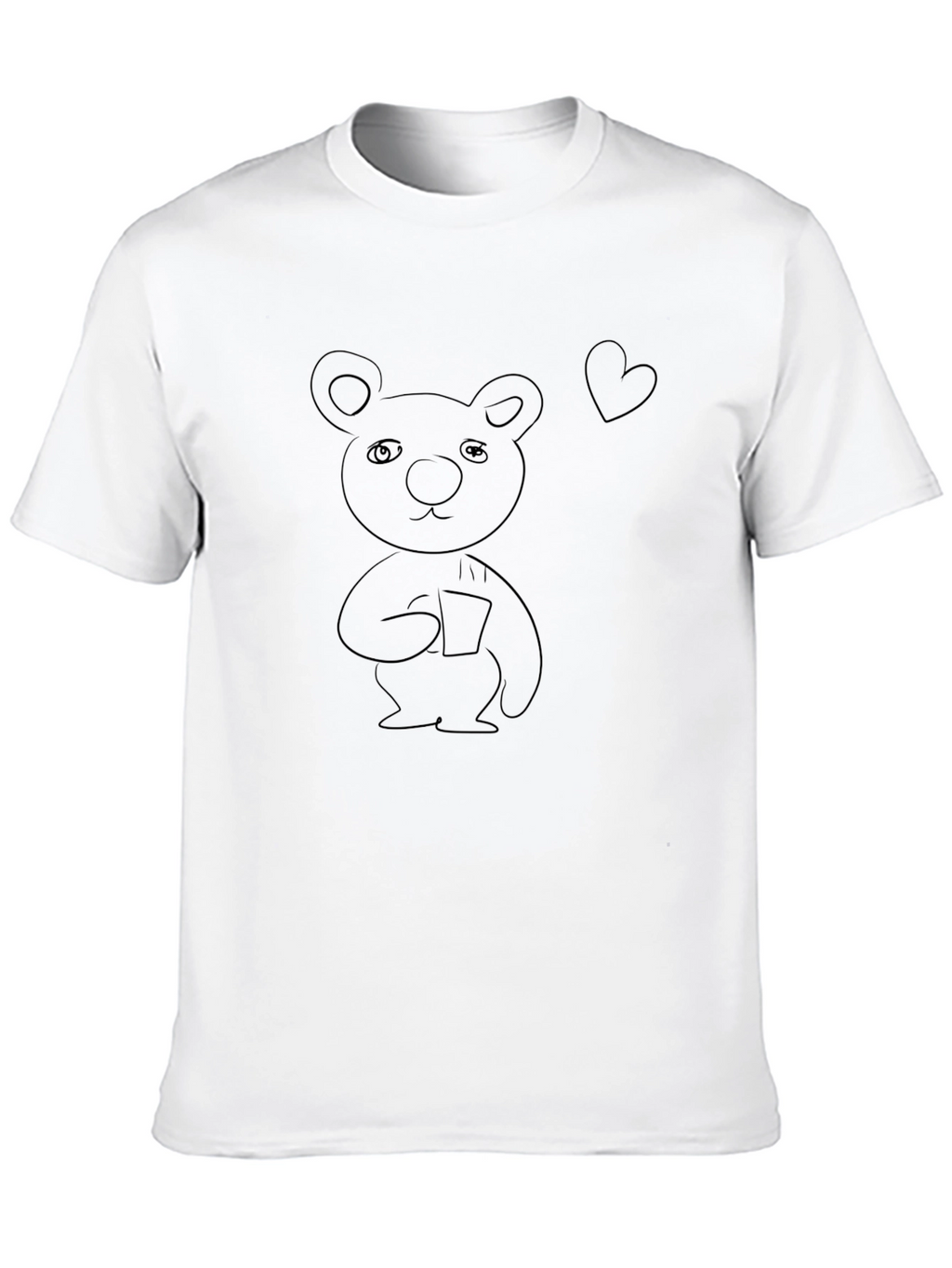 Cute Bear Sketch T-Shirt