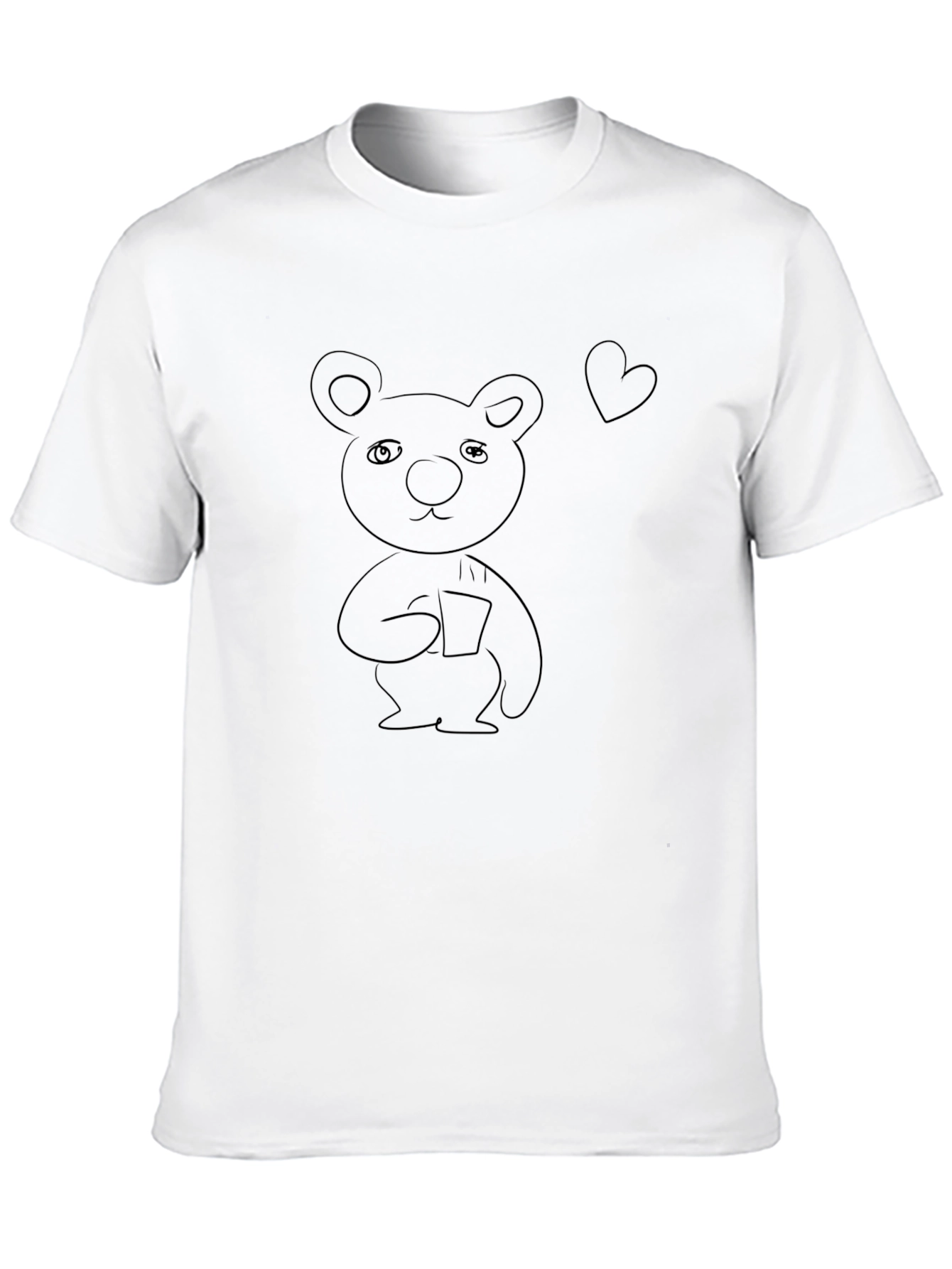 Cute Bear Sketch T-Shirt