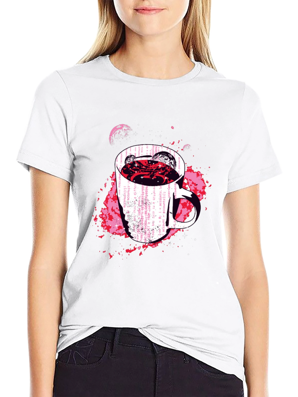 Cosmic Coffee Code T-Shirt