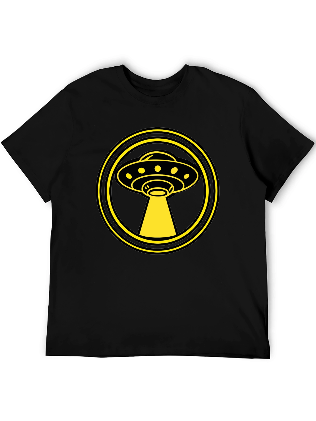UFO Abduction Graphic Tee - Sci-Fi Alien T-Shirt