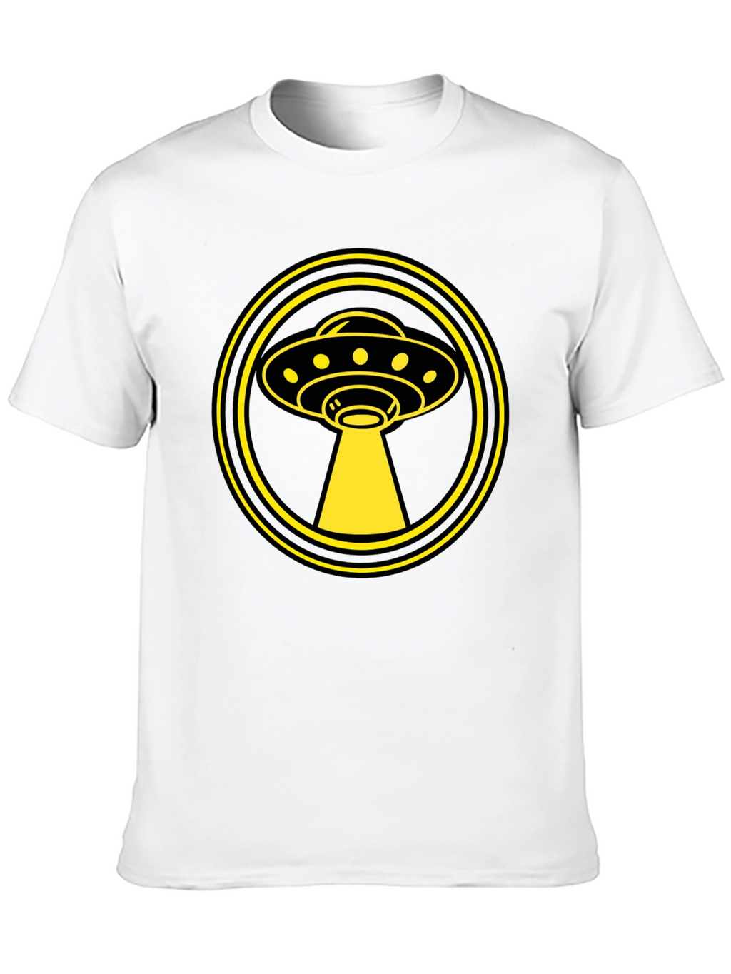 UFO Abduction Graphic Tee - Sci-Fi Alien T-Shirt