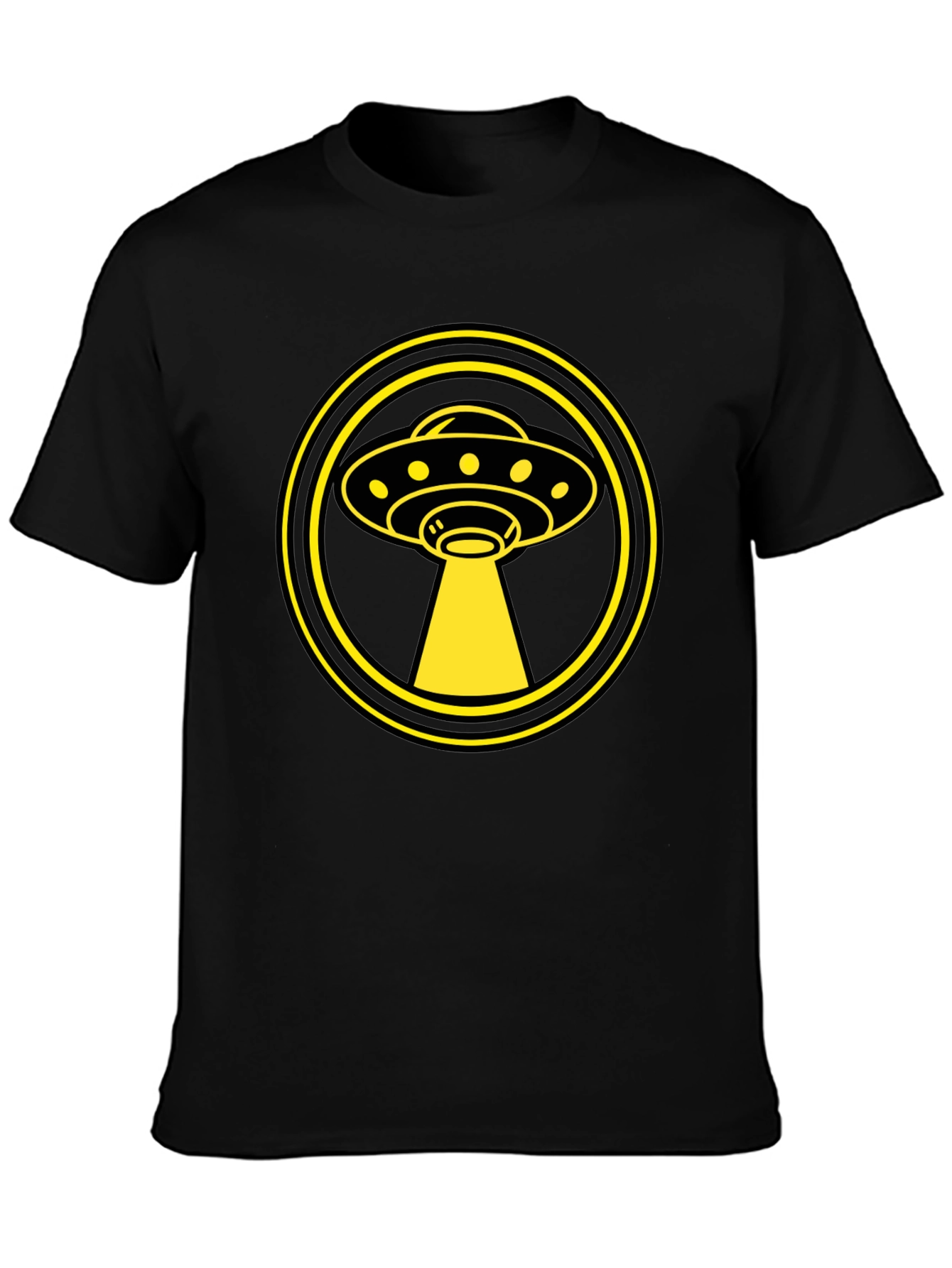 UFO Abduction Graphic Tee - Sci-Fi Alien T-Shirt