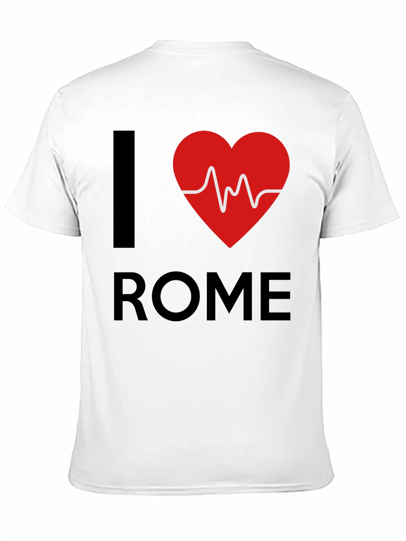 I Heart Rome Graphic Tee - Black