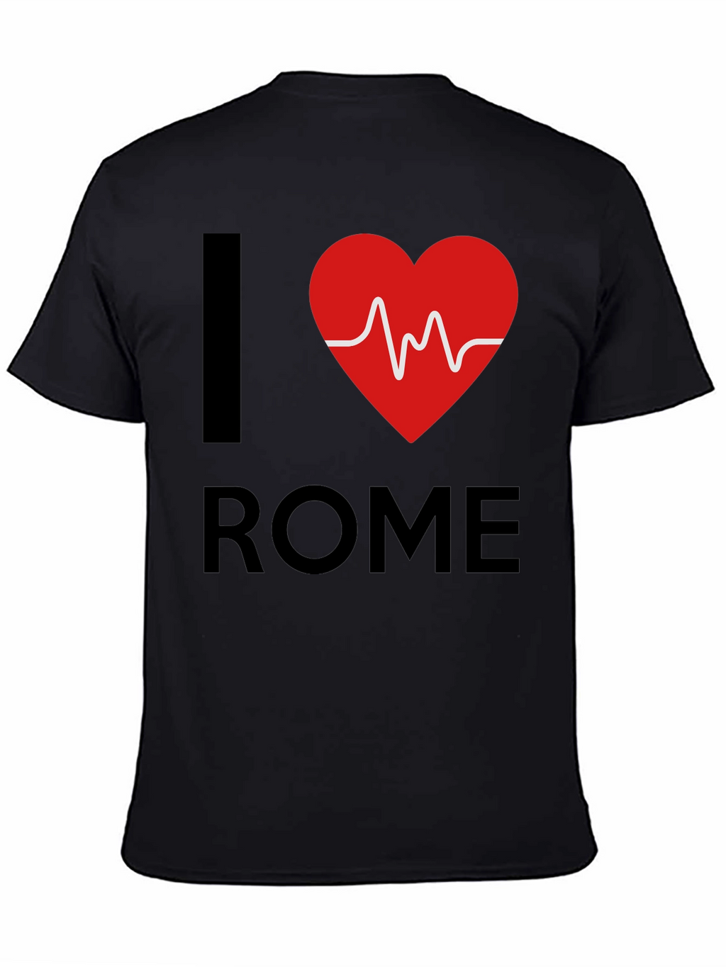 I Heart Rome Graphic Tee - Black