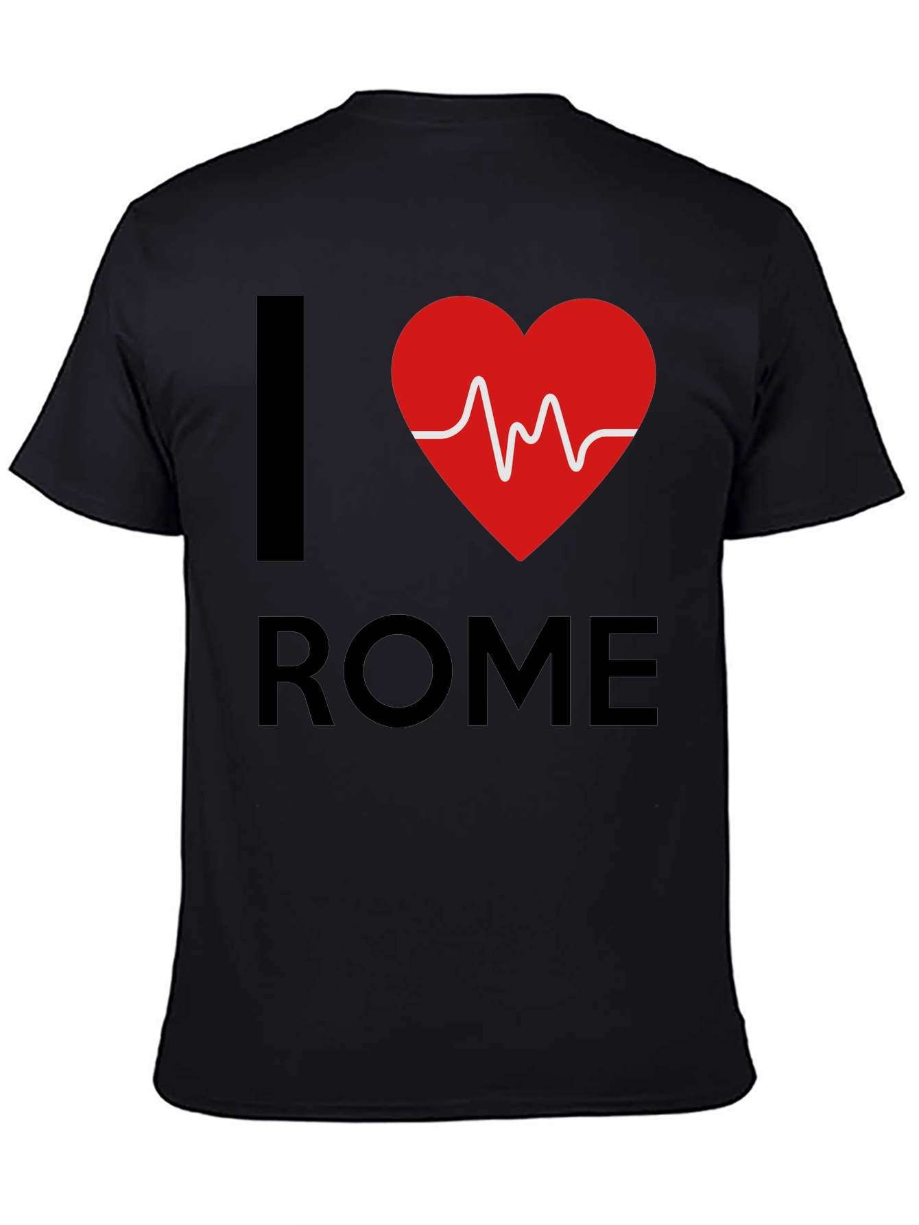 I Heart Rome Graphic Tee - Black