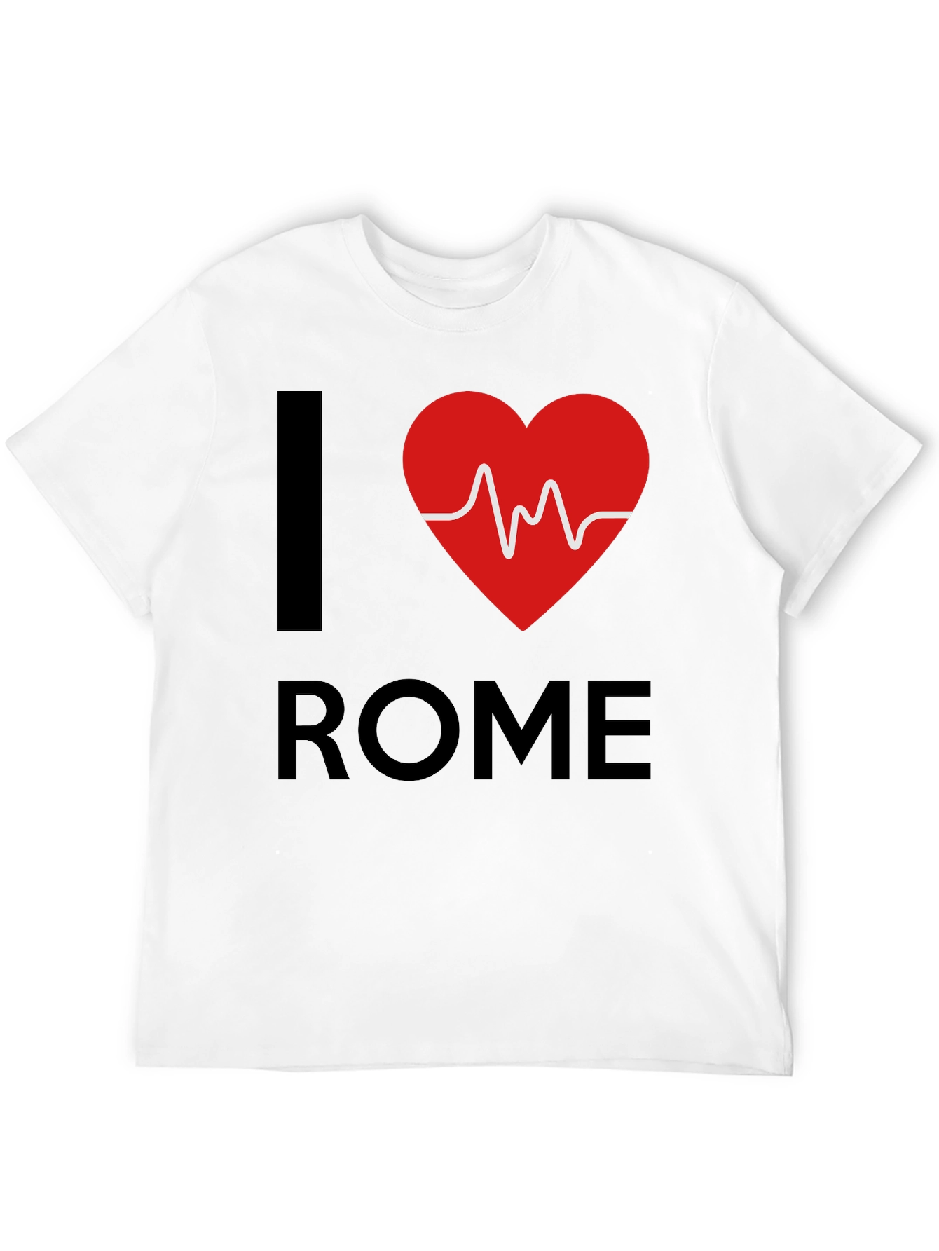 I Heart Rome Graphic Tee - Black