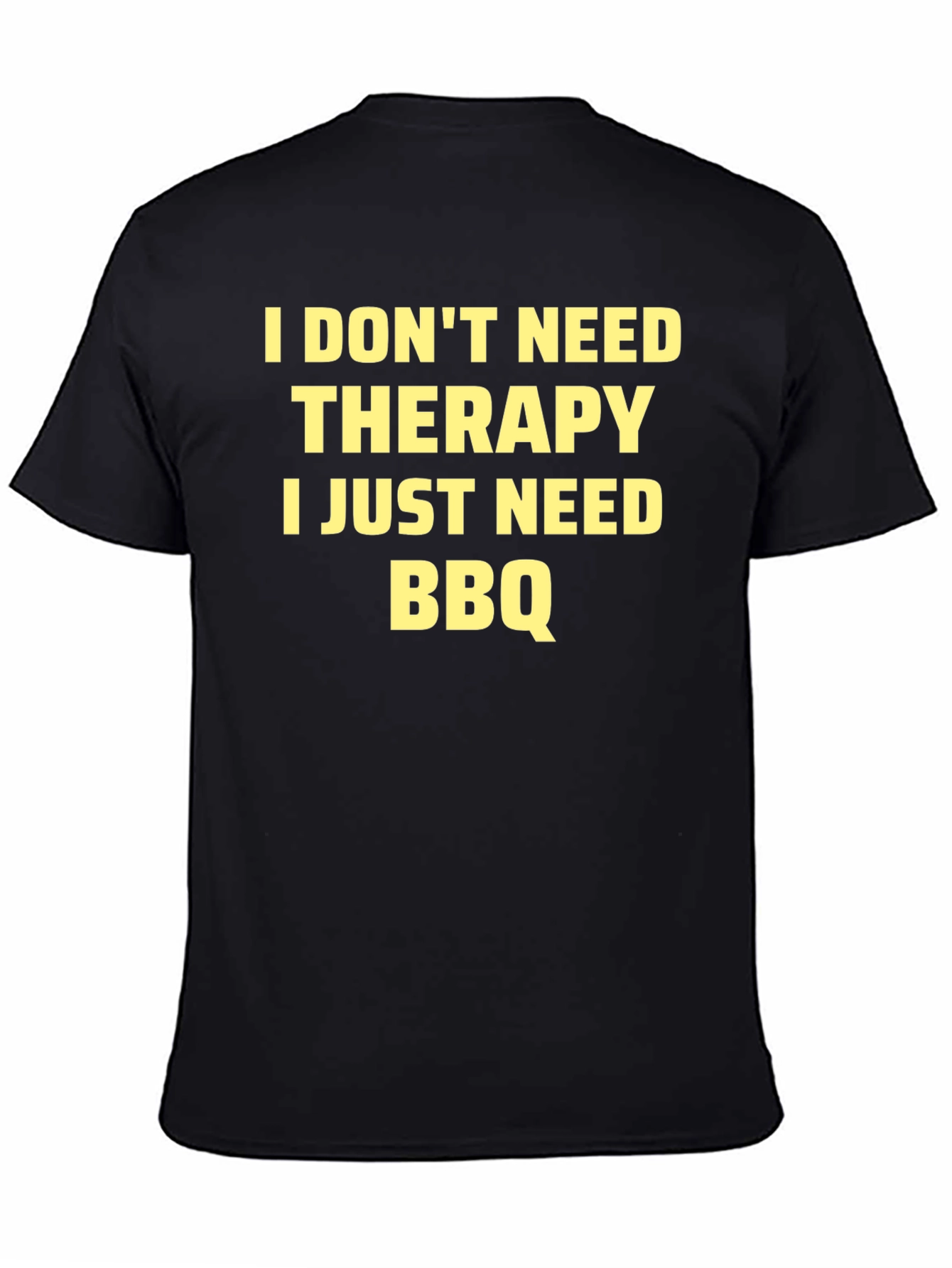 BBQ Therapy Mens T-Shirt - Funny BBQ Lover Gift