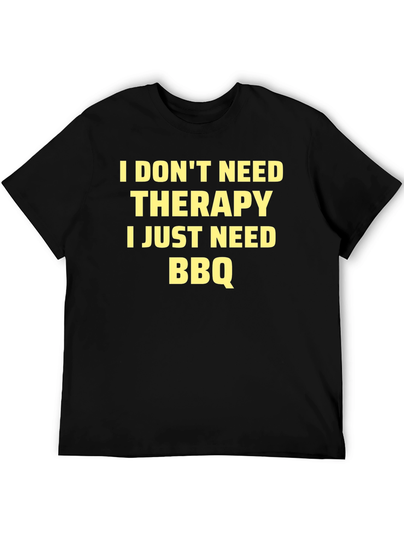 BBQ Therapy Mens T-Shirt - Funny BBQ Lover Gift
