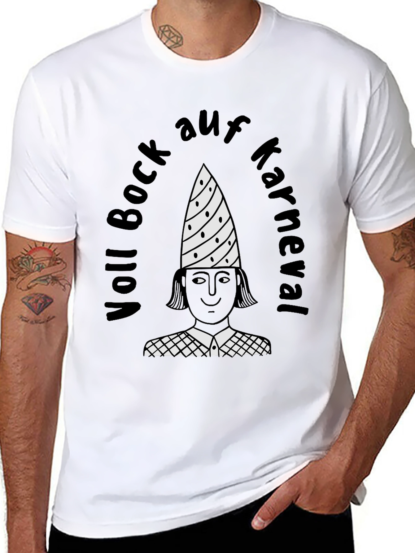 Carnival T-Shirt: Voll Bock auf Karneval