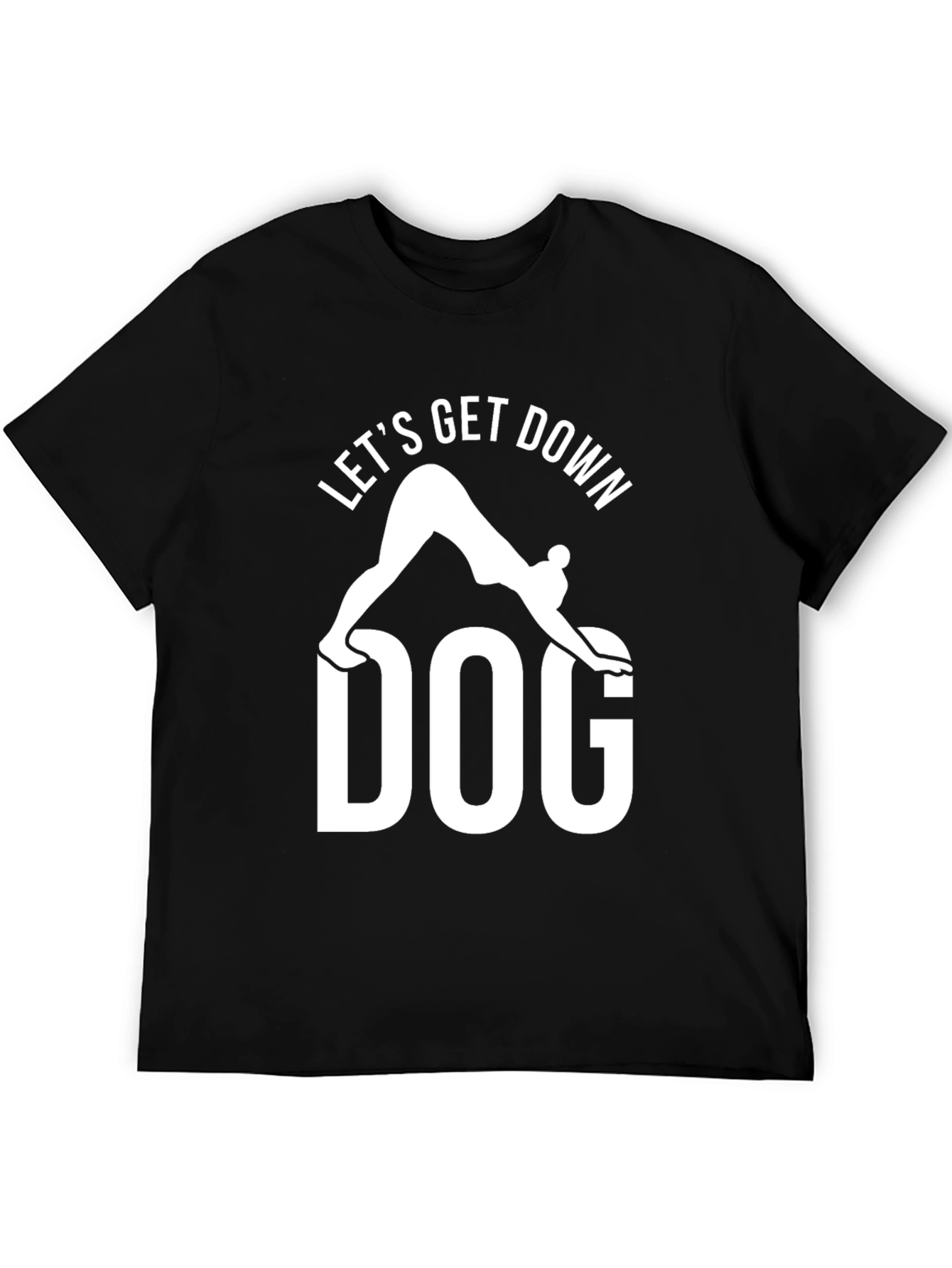 Lets Get Down Dog T-Shirt Yoga Graphic Tee