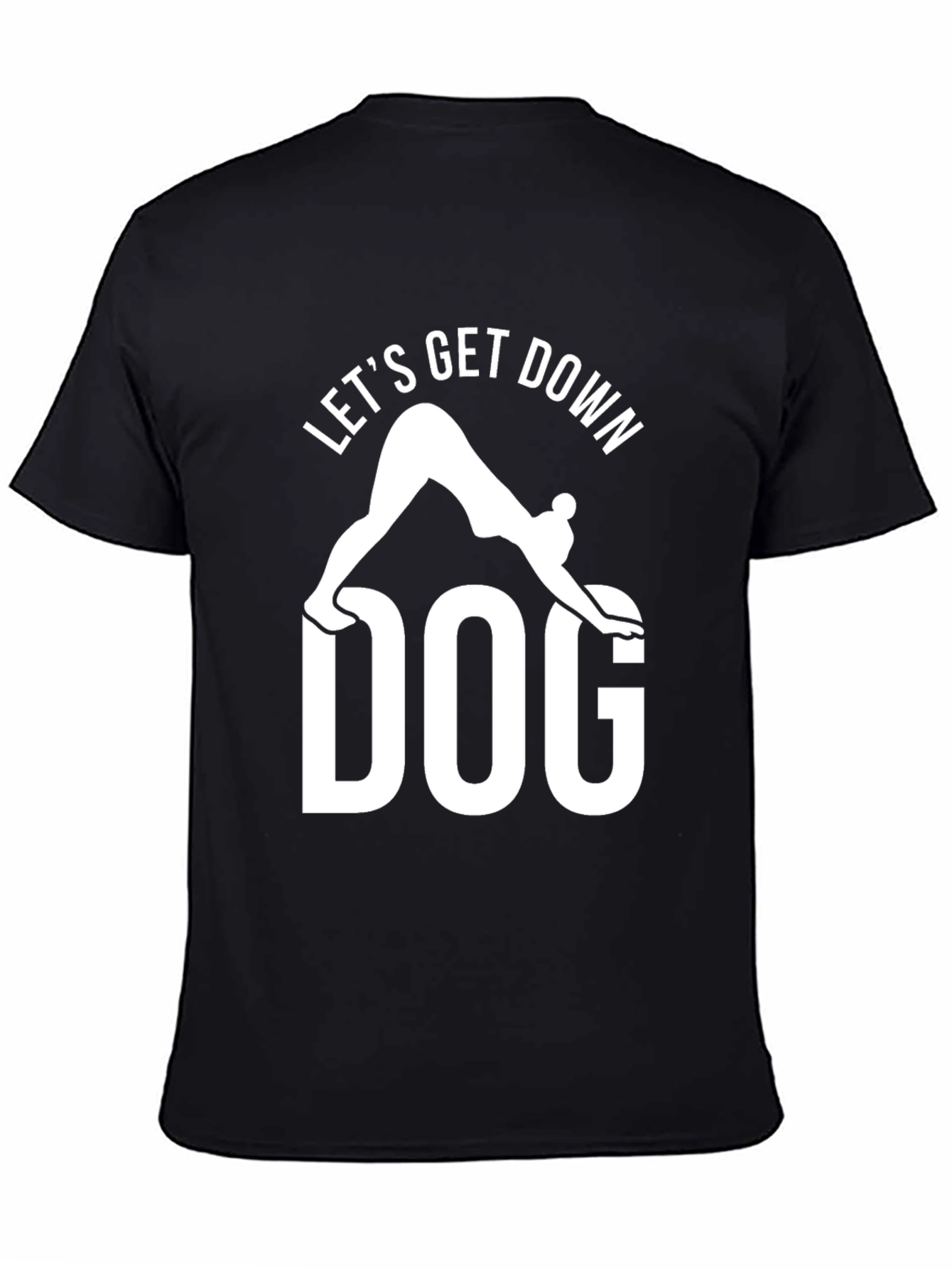 Lets Get Down Dog T-Shirt Yoga Graphic Tee