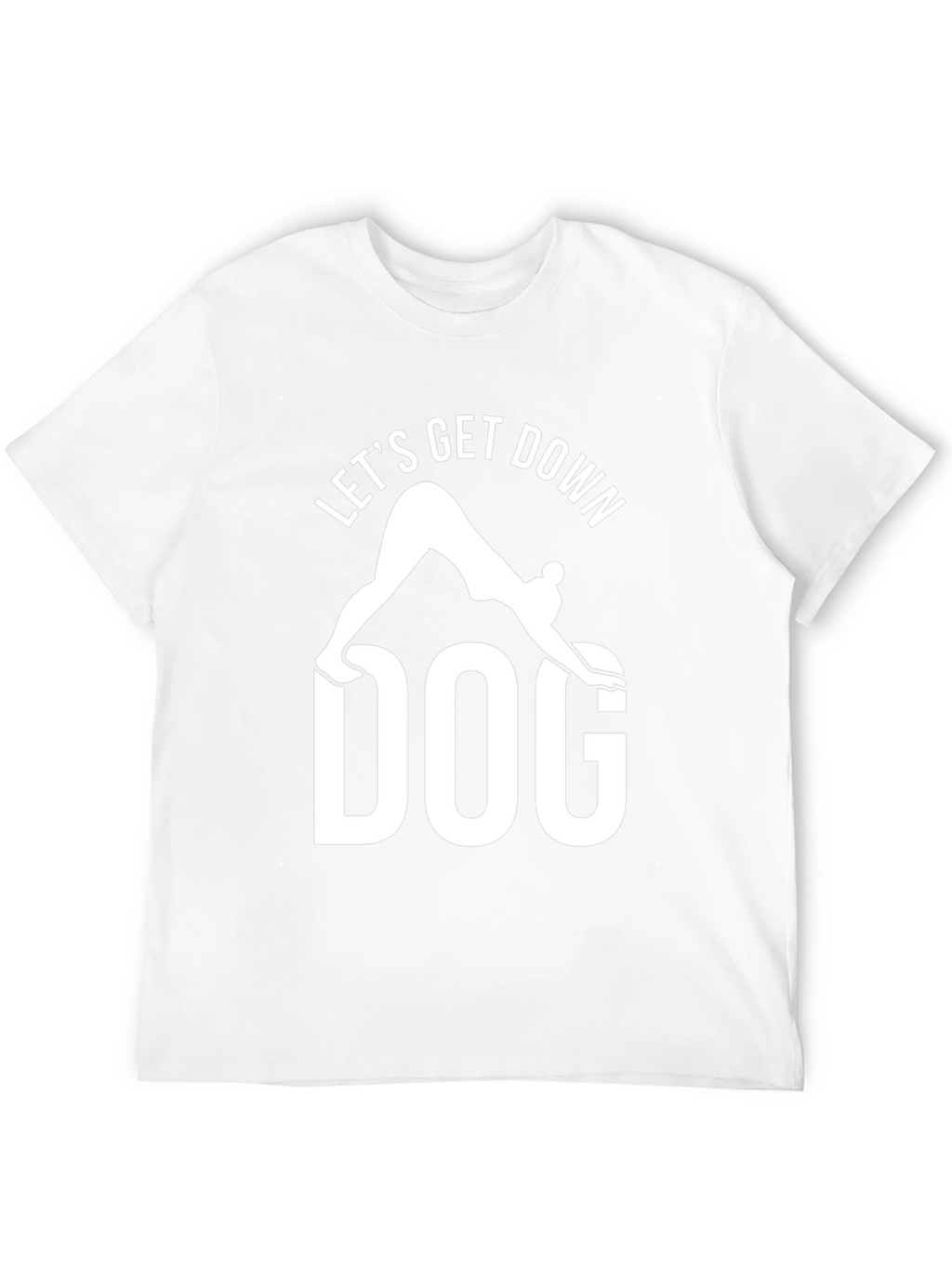Lets Get Down Dog T-Shirt Yoga Graphic Tee