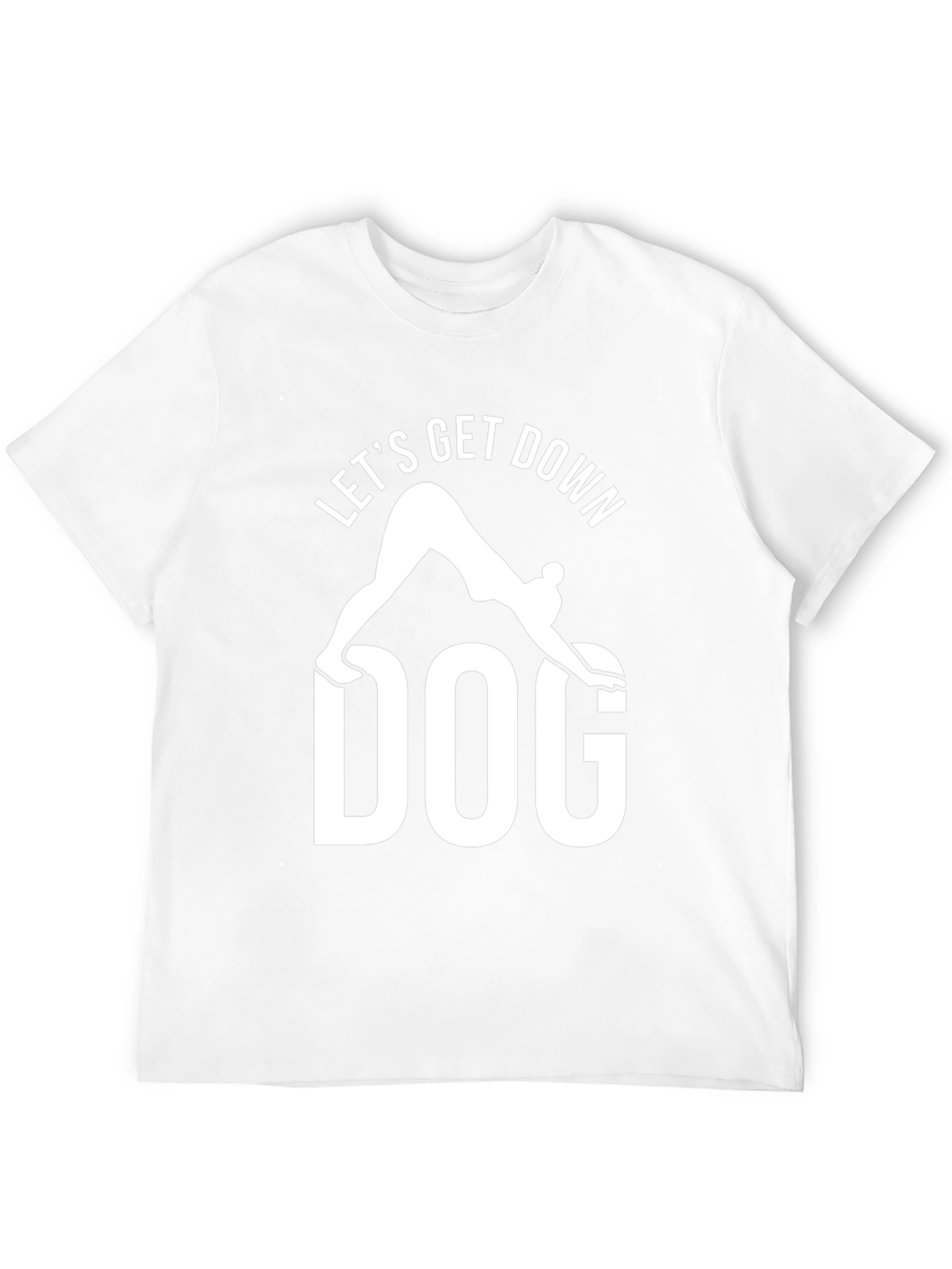 Lets Get Down Dog T-Shirt Yoga Graphic Tee