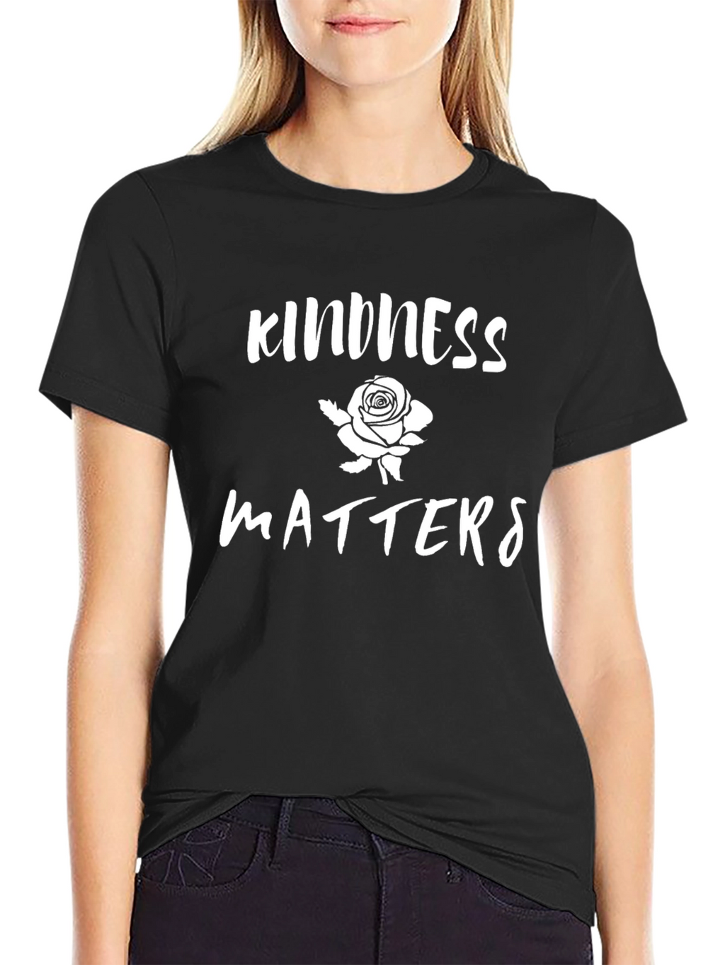 Kindness Matters Graphic Tee - Black