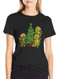 Turtle Christmas Tree T-Shirt