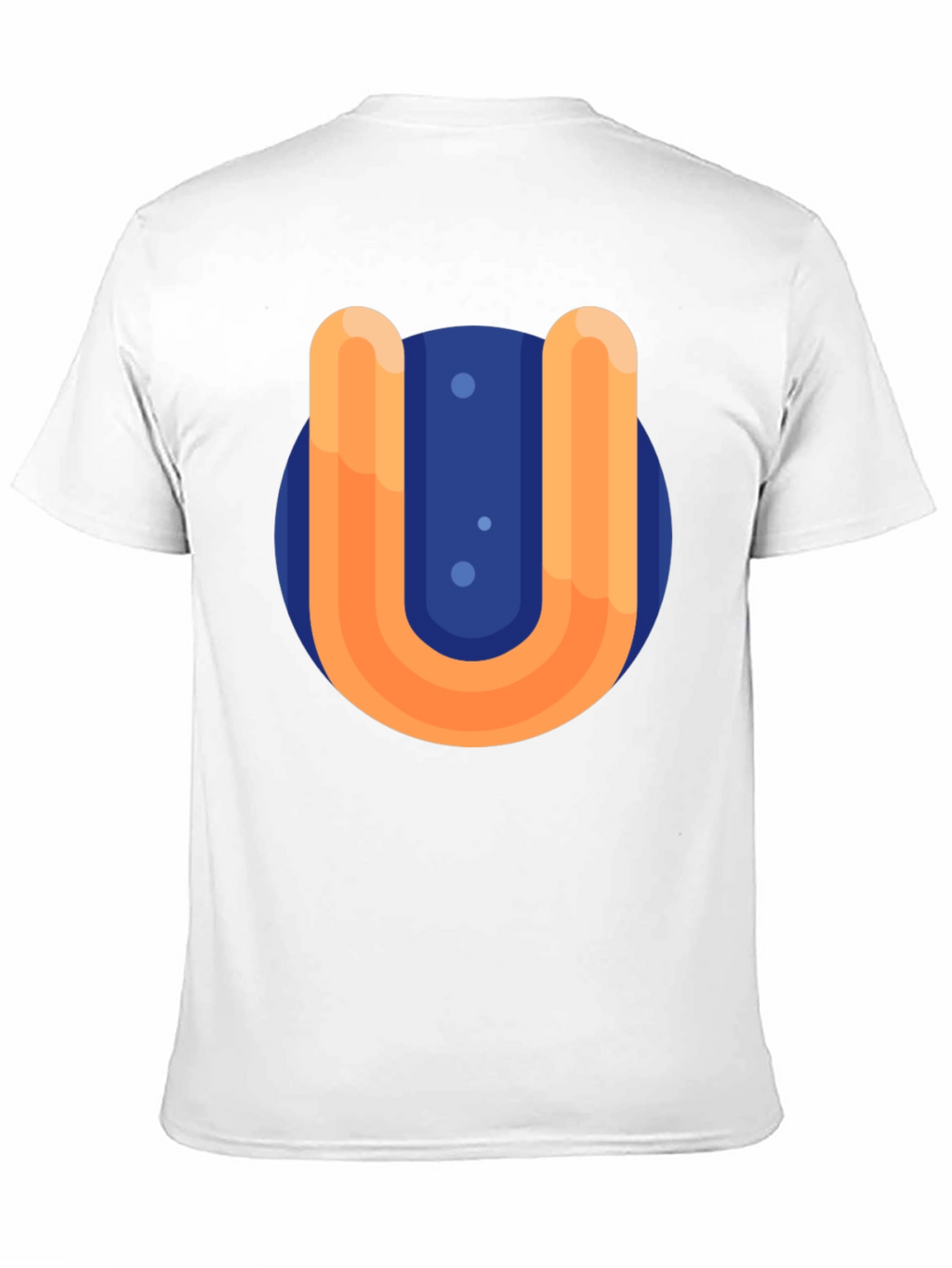 Retro U Graphic Black T-Shirt