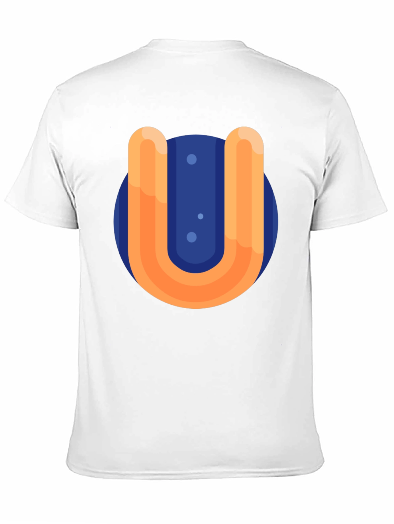 Retro U Graphic Black T-Shirt