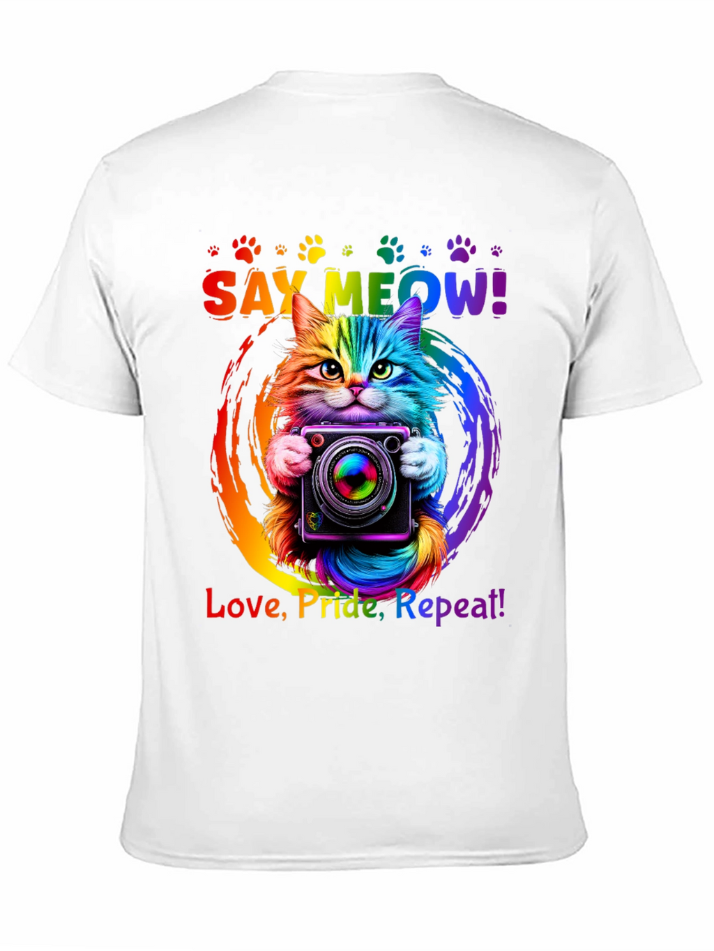 Rainbow Cat Pride T-Shirt