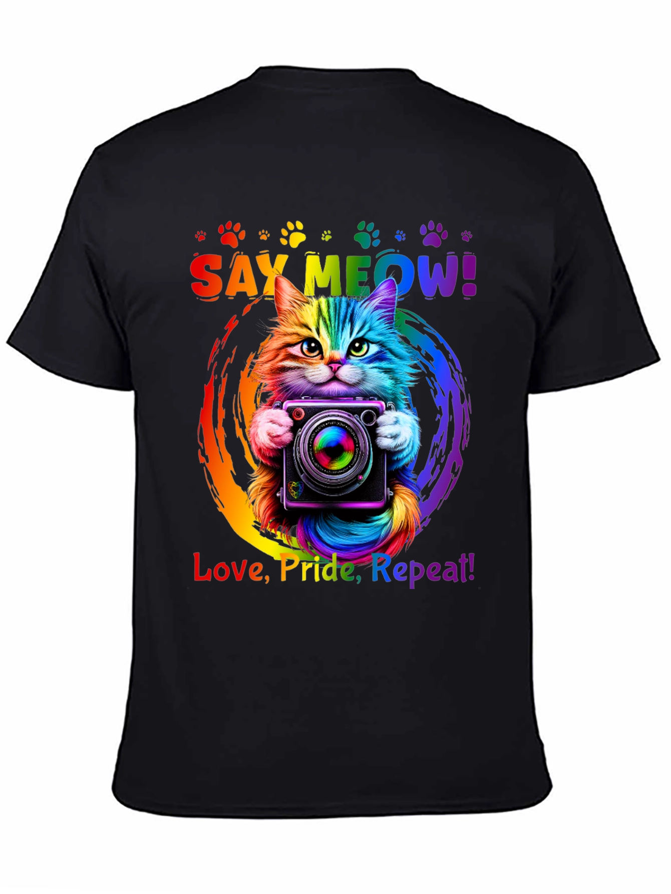 Rainbow Cat Pride T-Shirt