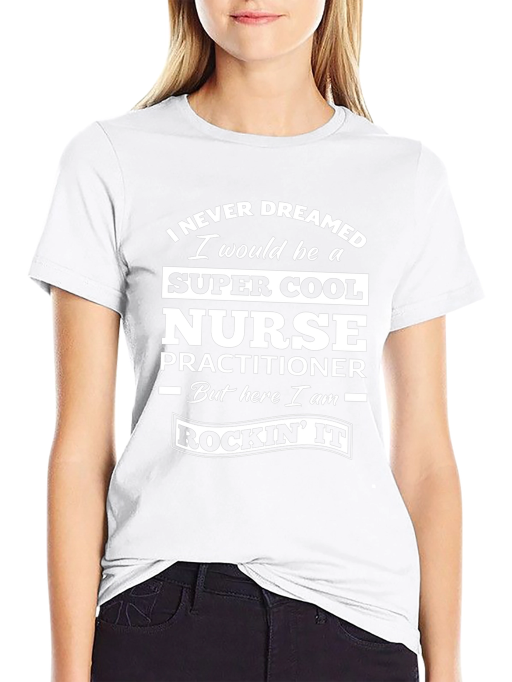 Super Cool Nurse Practitioner Black T-Shirt